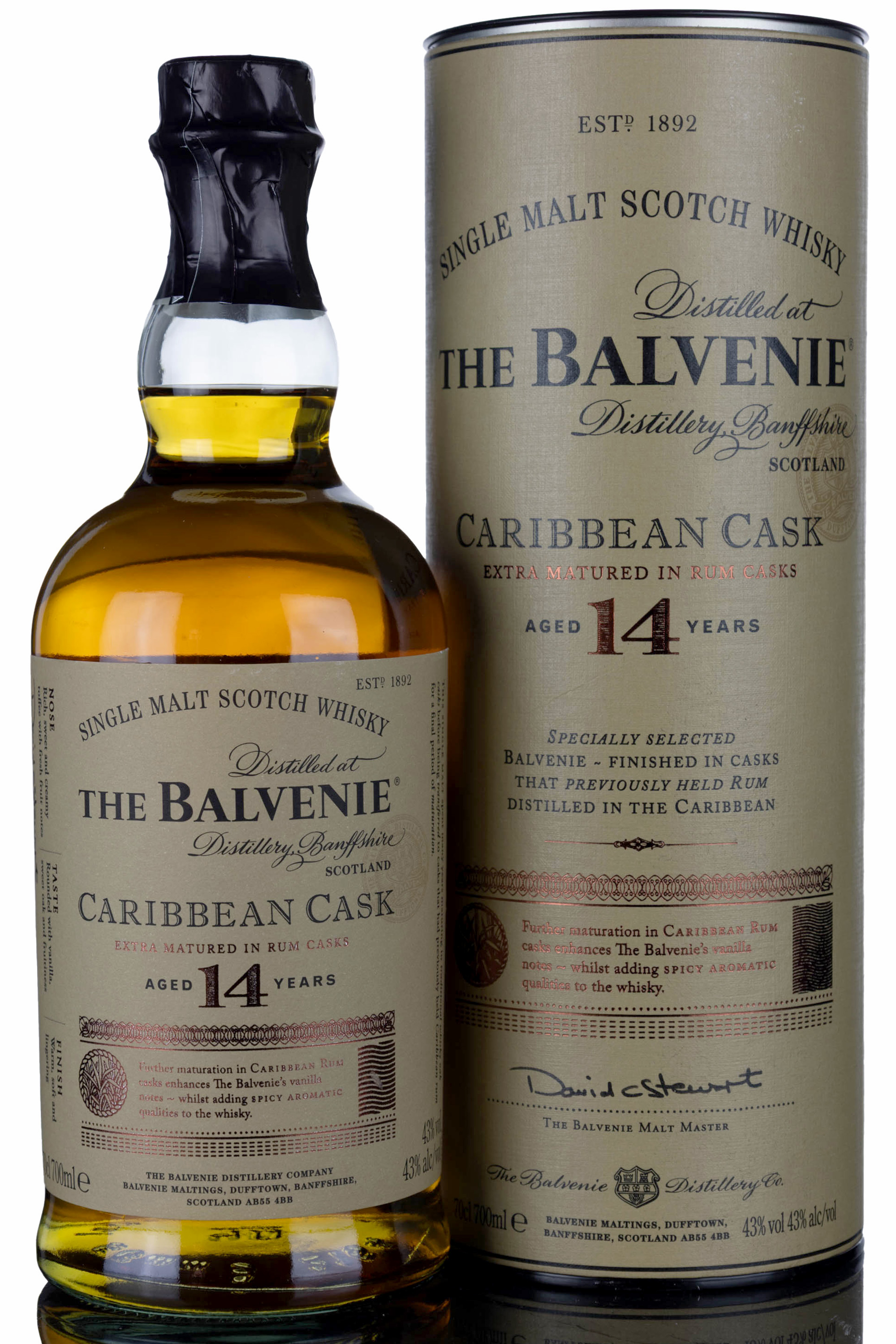 Balvenie 14 Year Old - Caribbean Rum Cask Finish