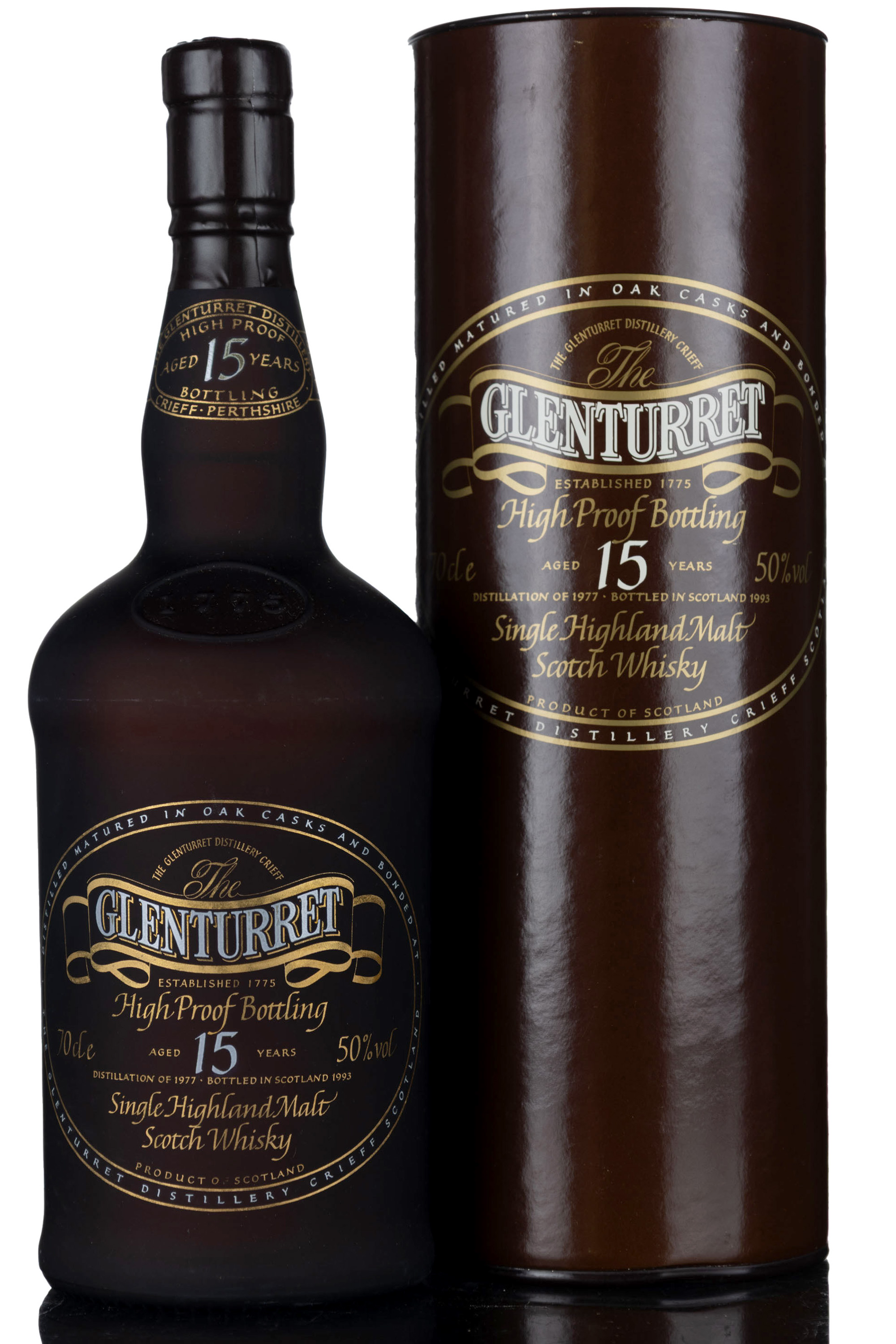 Glenturret 1977-1993 - 15 Year Old - High Proof