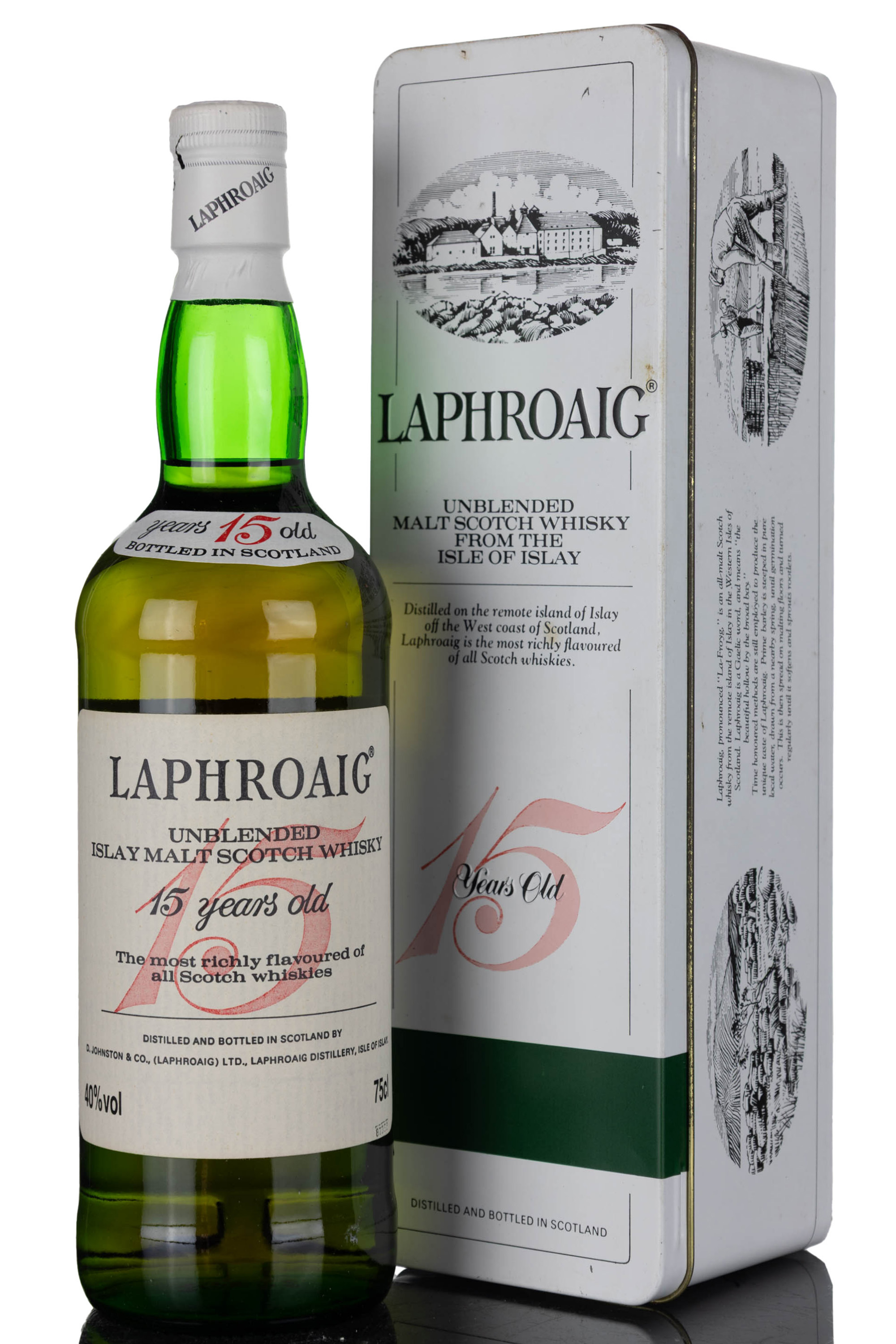Laphroaig 15 Year Old - Unblended - 1987 Release
