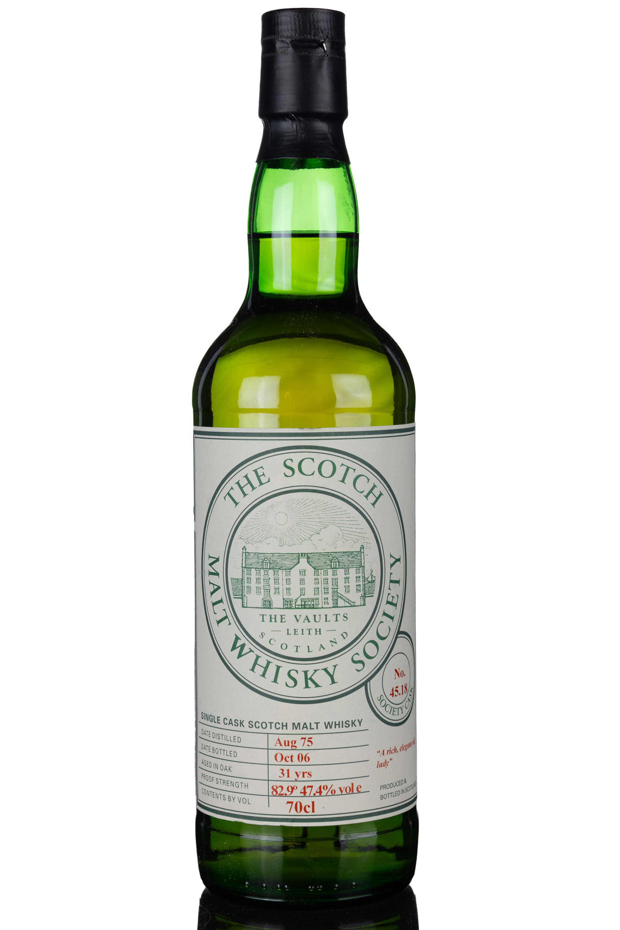 Dallas Dhu 1975-2006 - 31 Year Old - SMWS 45.18 - A Rich, Elegant Old Lady
