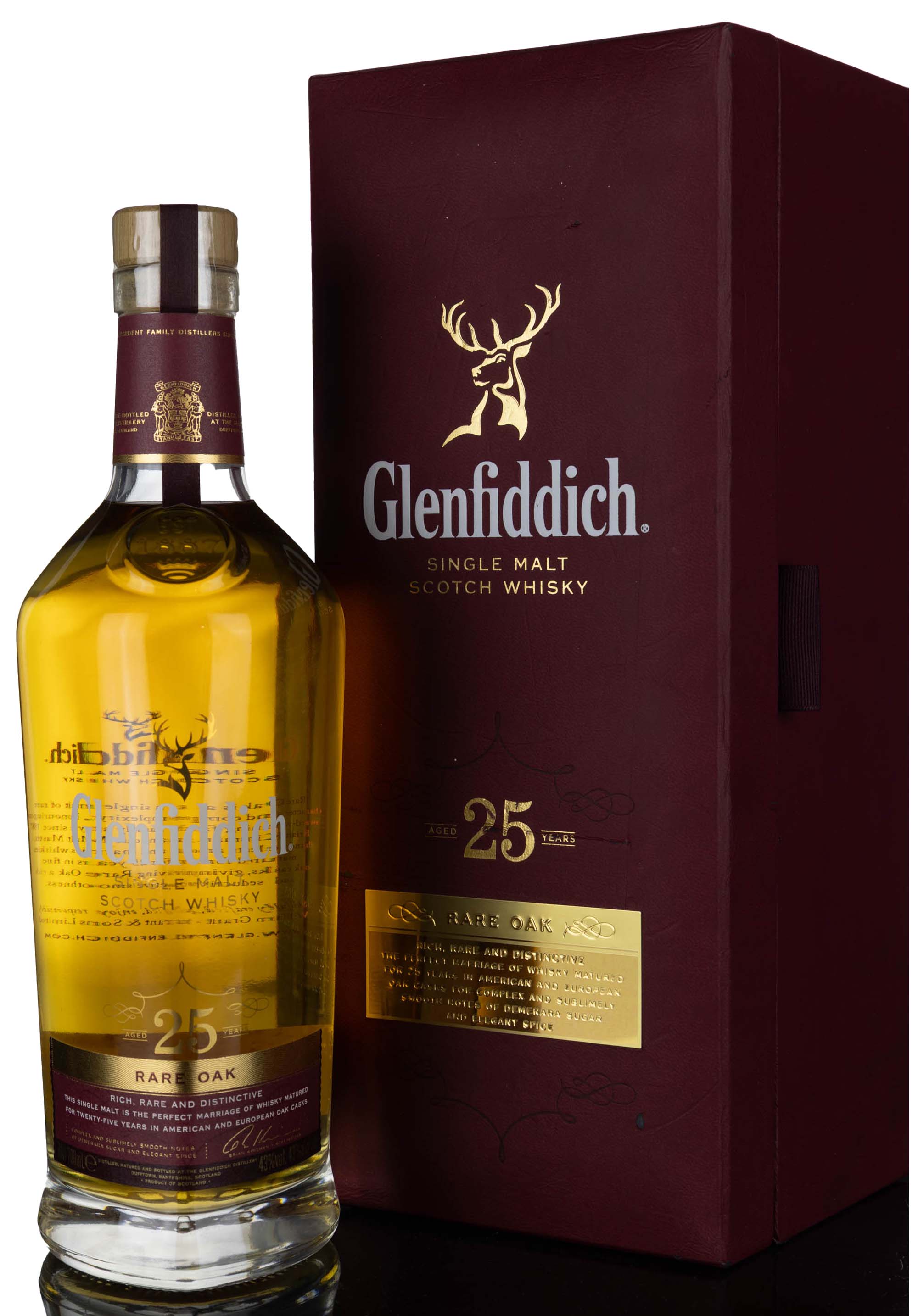 Glenfiddich 25 Year Old - Rare Oak