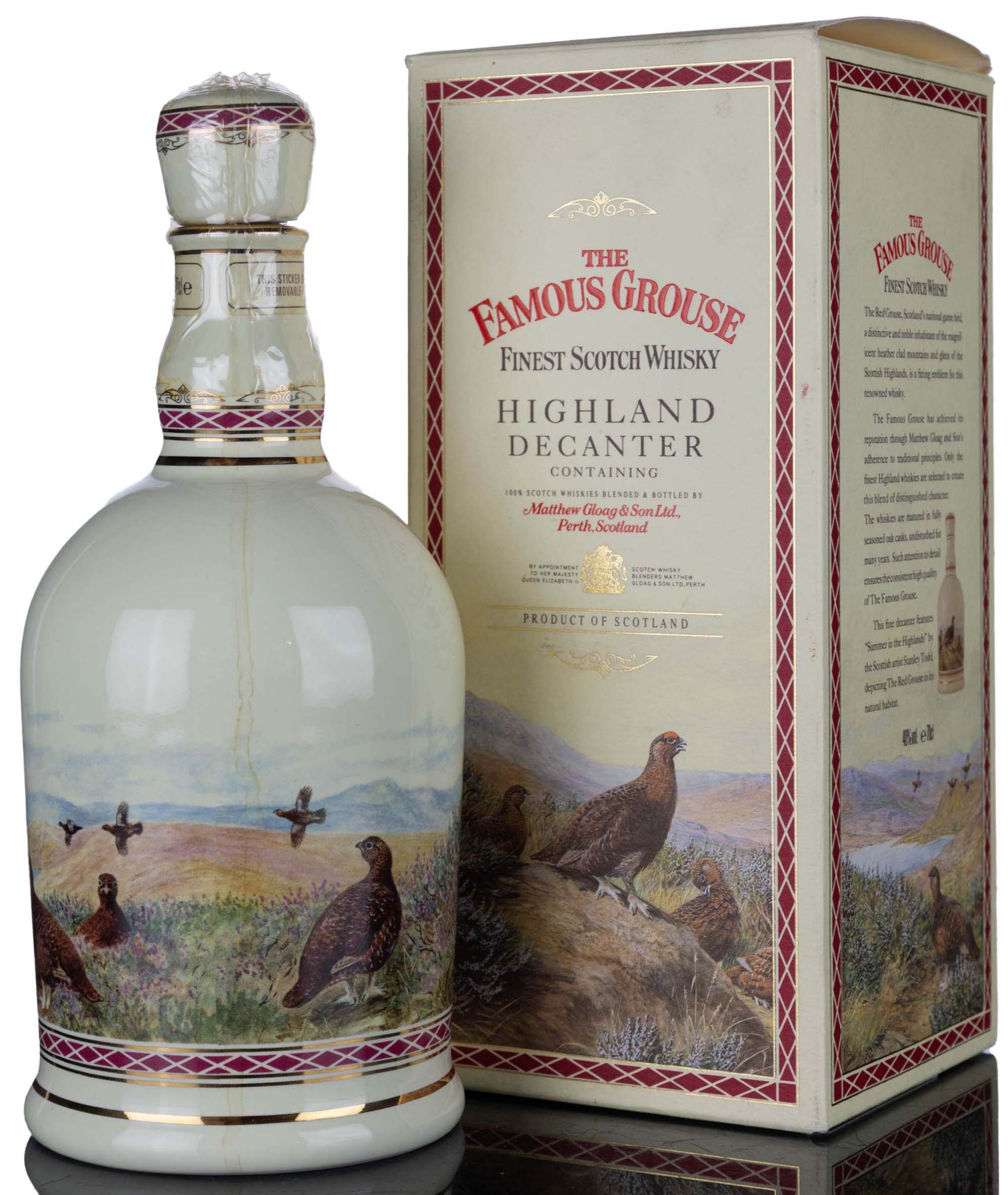 Famous Grouse Highland Ceramic Decanter