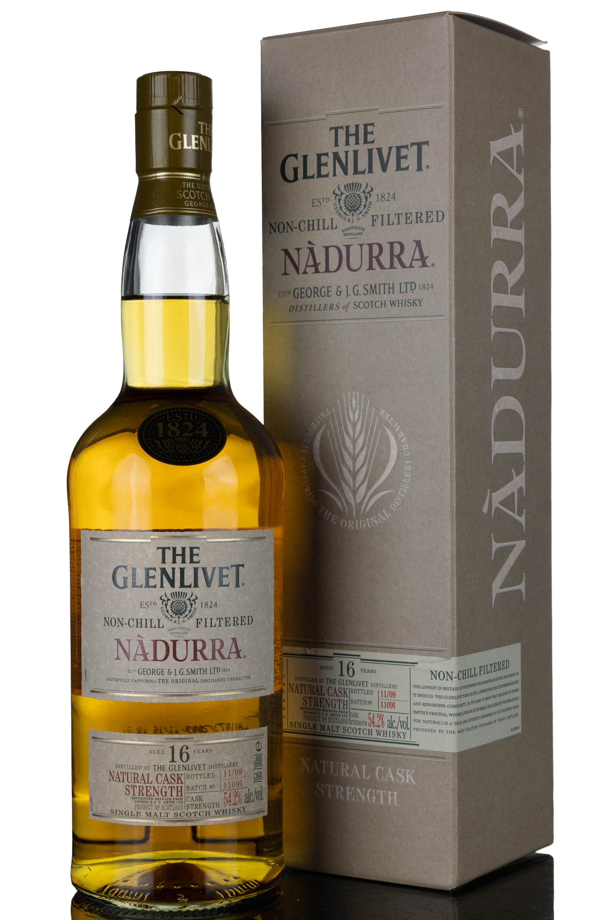 Glenlivet 16 Year Old - Nadurra Batch 11091 - 2009 Release