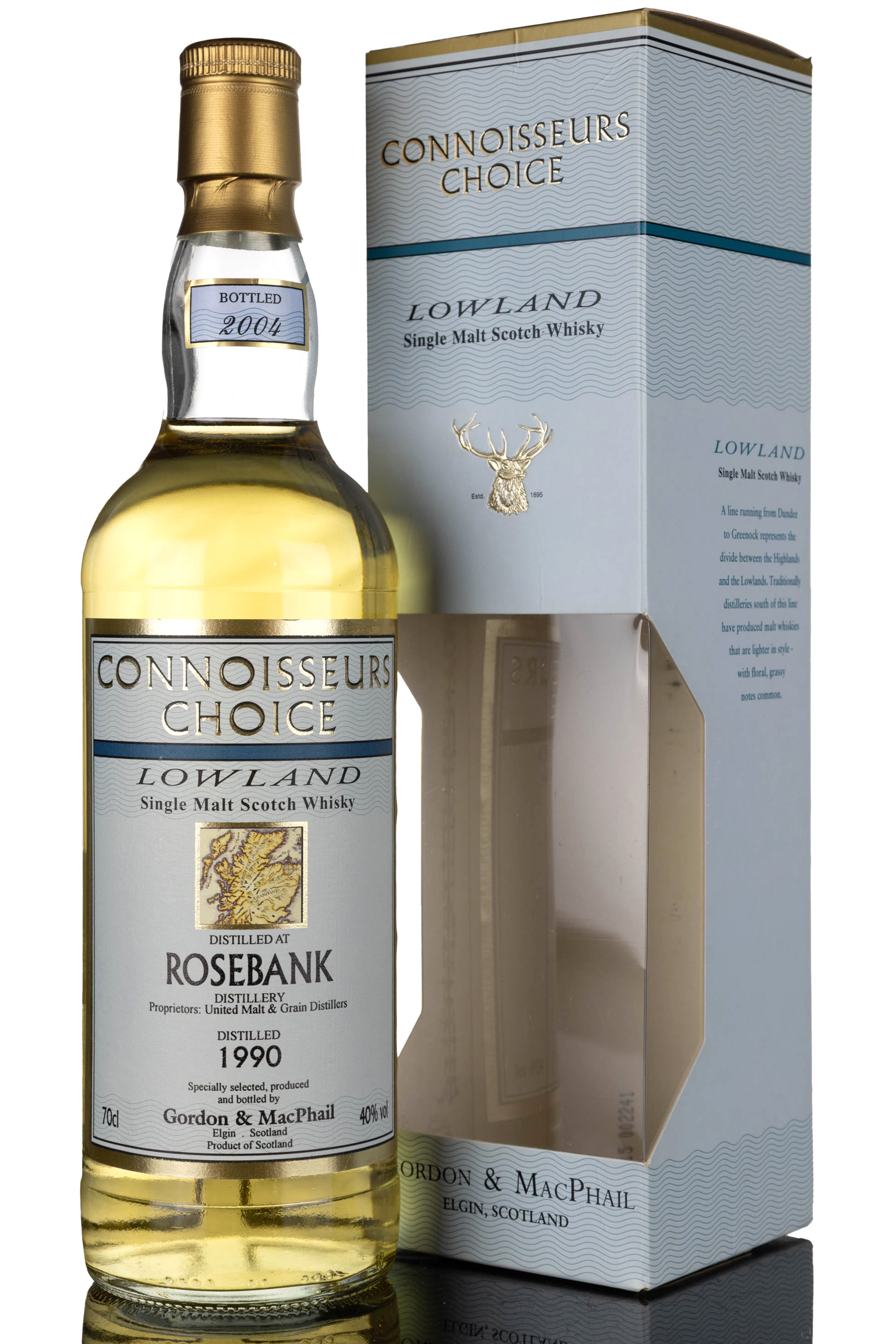 Rosebank 1990-2004 - Gordon & MacPhail - Connoisseurs Choice