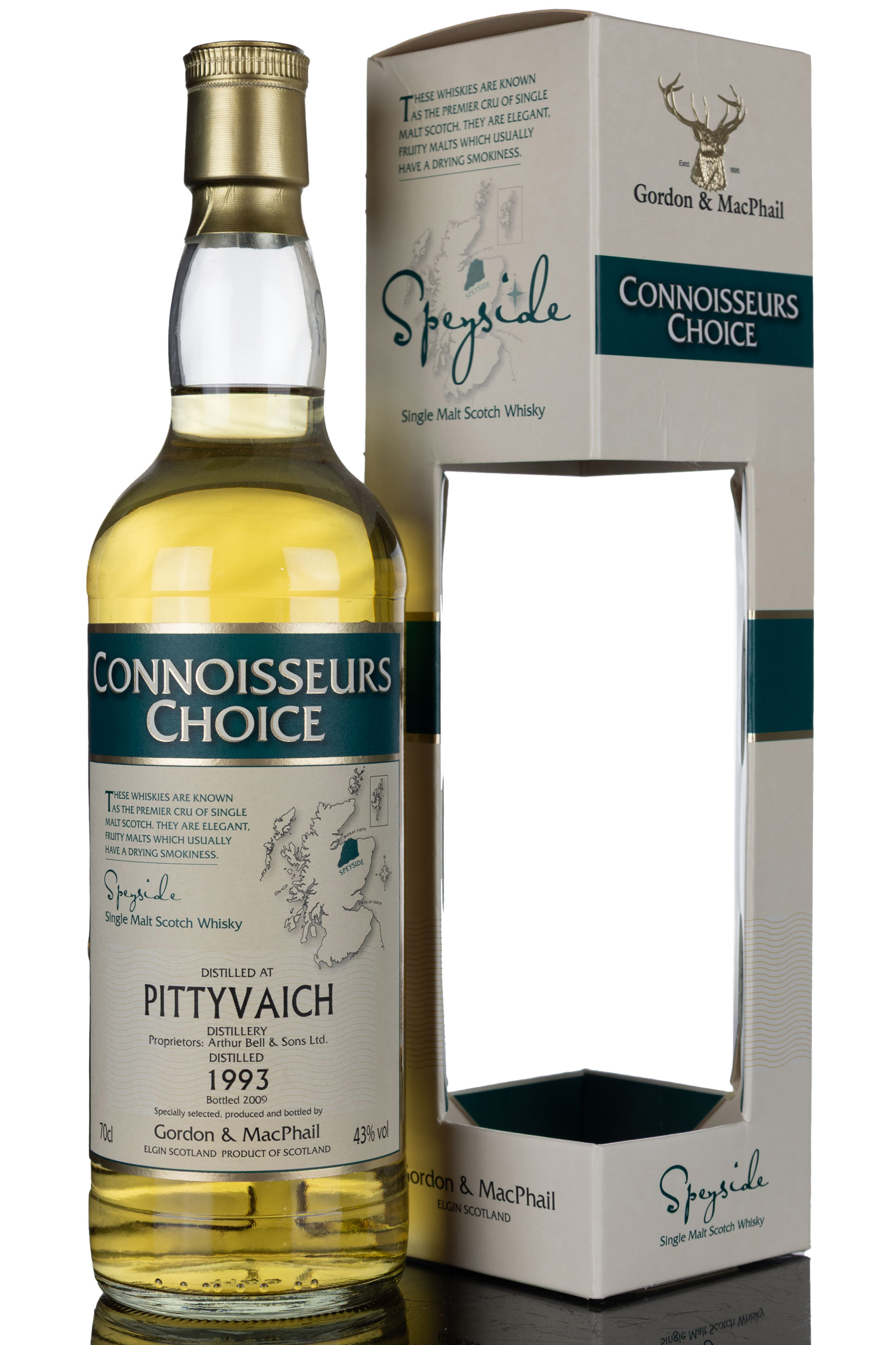 Pittyvaich 1993-2009 - Gordon & MacPhail - Connoisseurs Choice