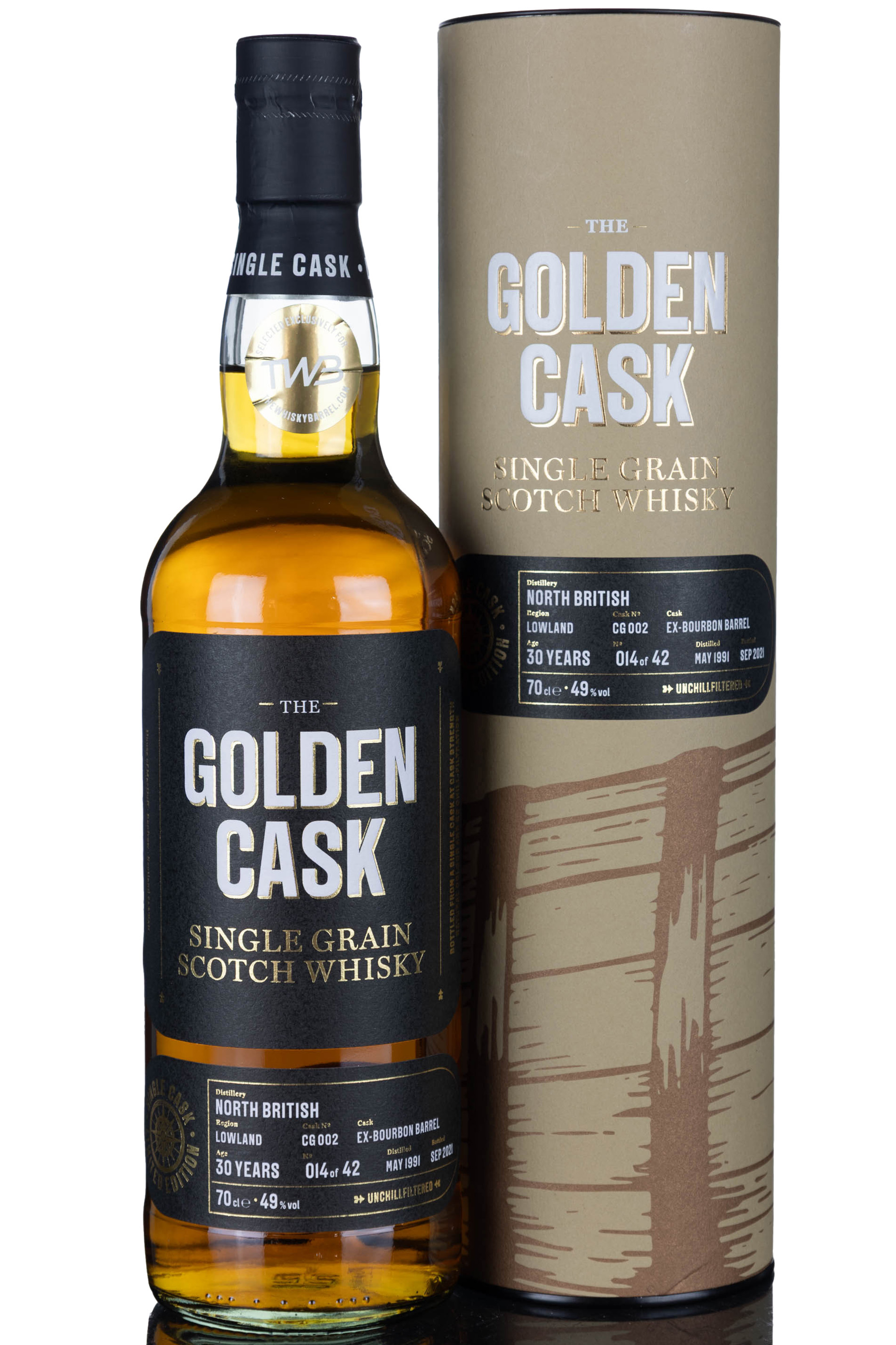 North British 1991-2021 - 30 Year Old - The Golden Cask - Single Cask CG002 - The Whisky B