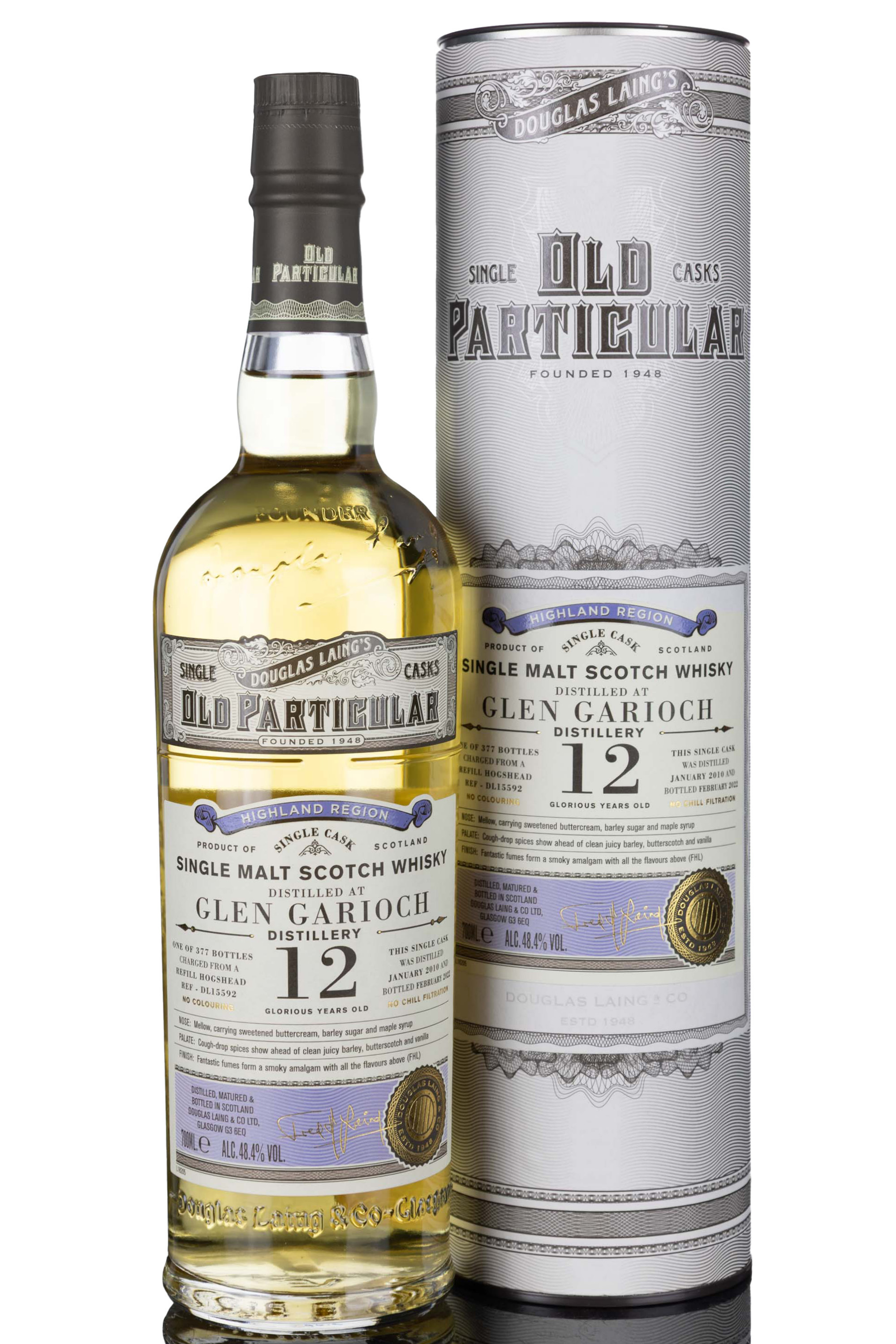 Glen Garioch 2010-2022 - 12 Year Old - Douglas Laing - Old Particular - Single Cask 15592