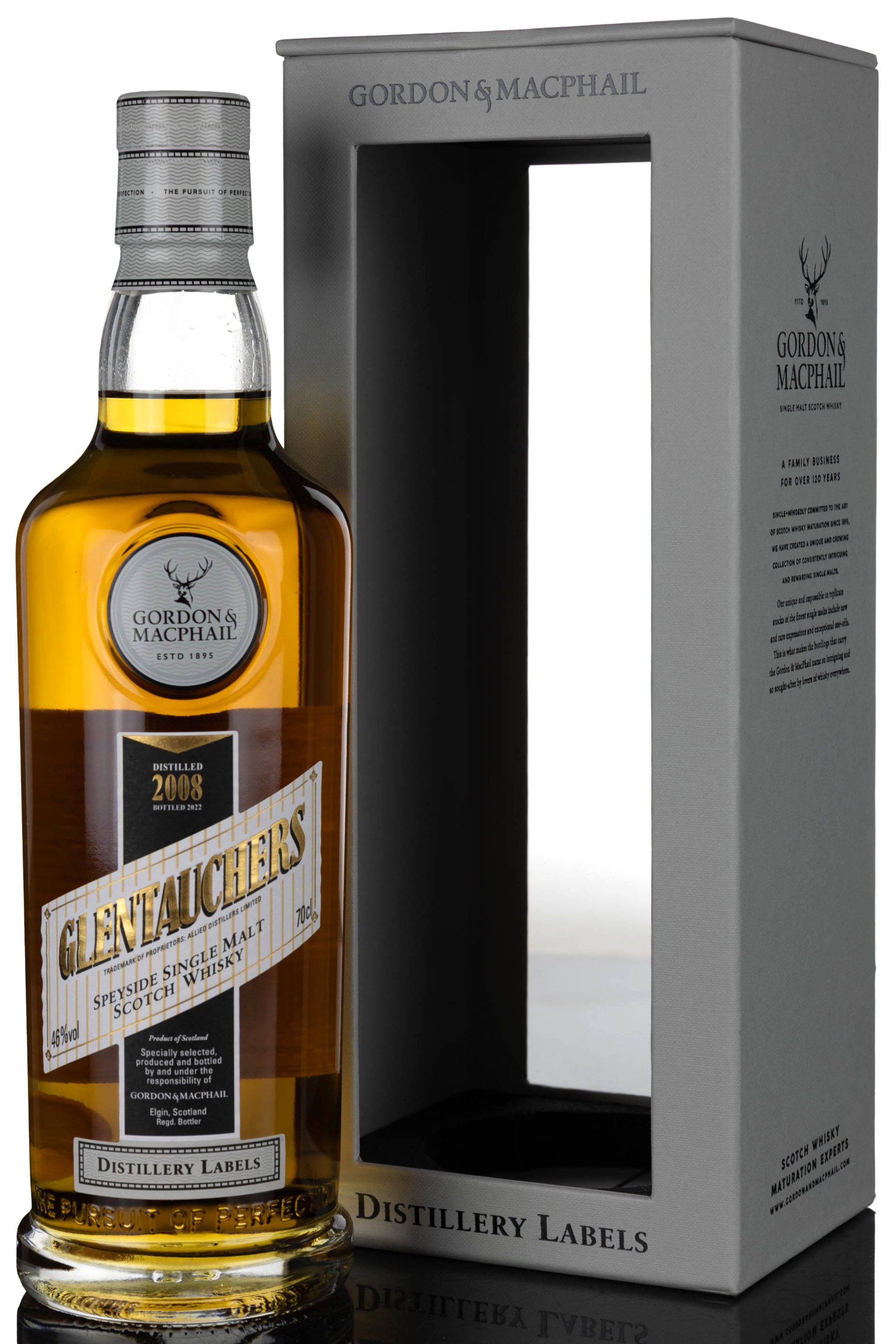 Glentauchers 2008-2022 - Gordon & MacPhail - Distillery Labels