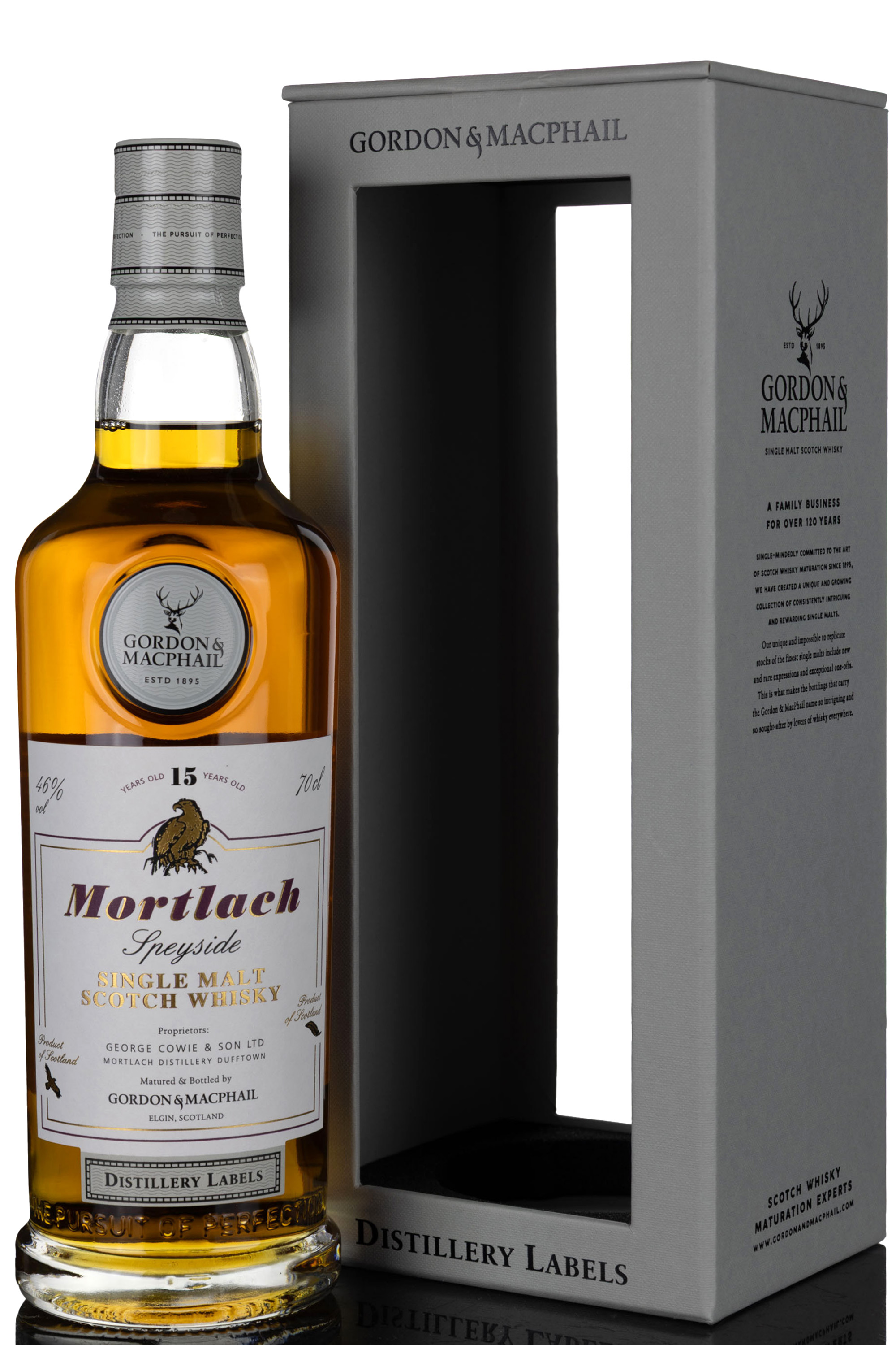 Mortlach 15 Year Old - Gordon & MacPhail - Distillery Labels