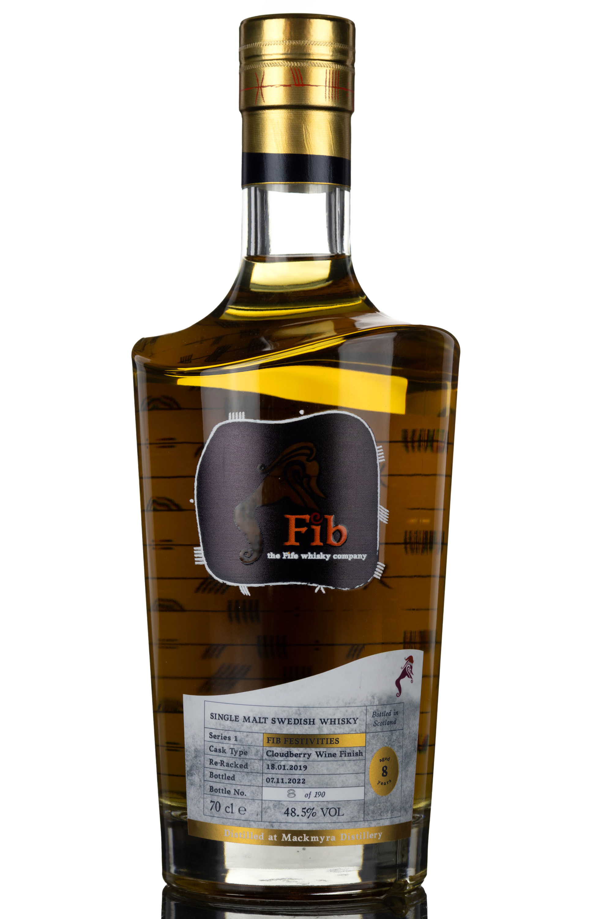 Mackmyra 8 Year Old - Fib Whisky - Series 1 Fib Festivities - 2022 Release