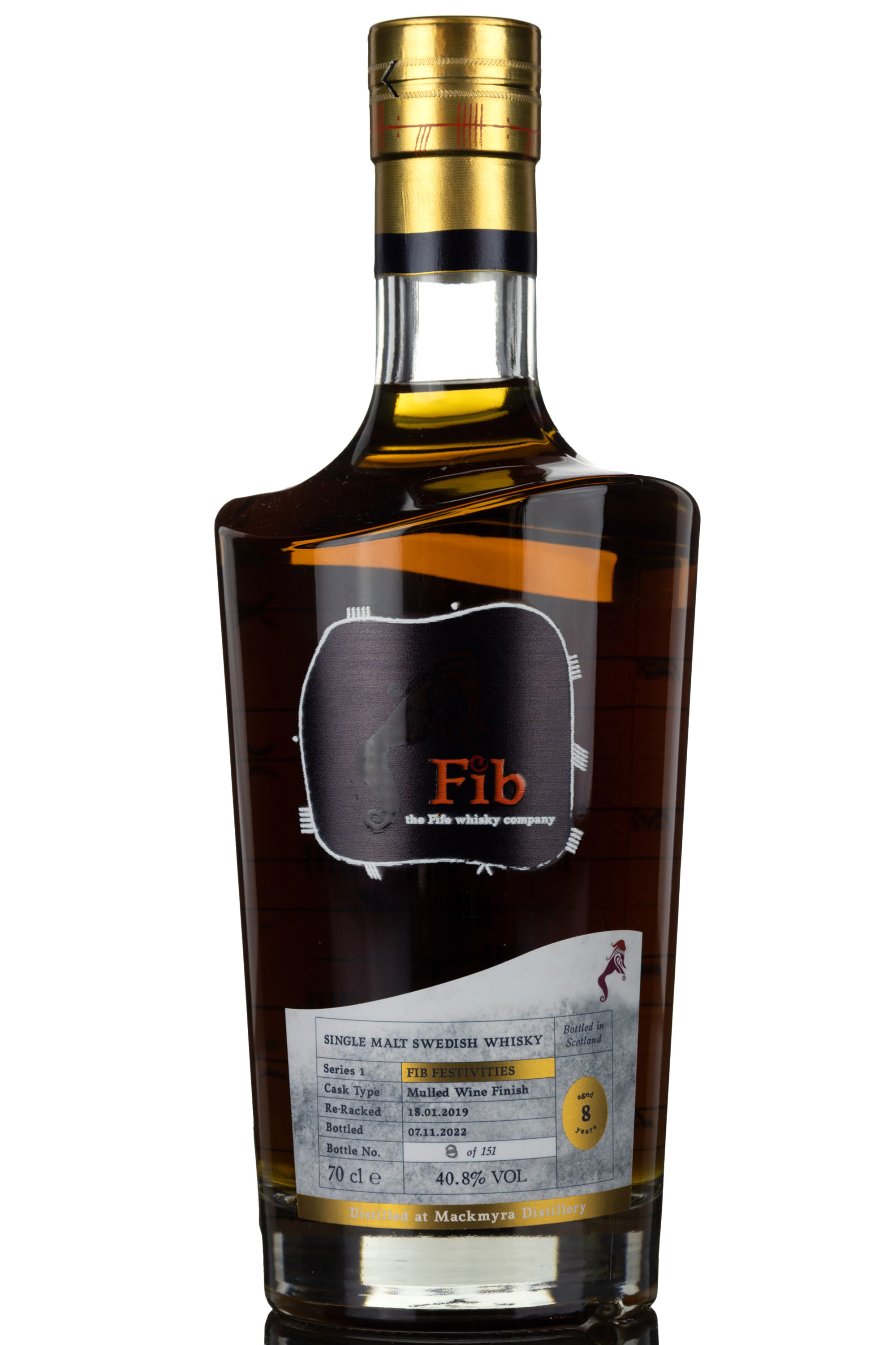 Mackmyra 8 Year Old - Fib Whisky - Series 1 Fib Festivities - 2022 Release