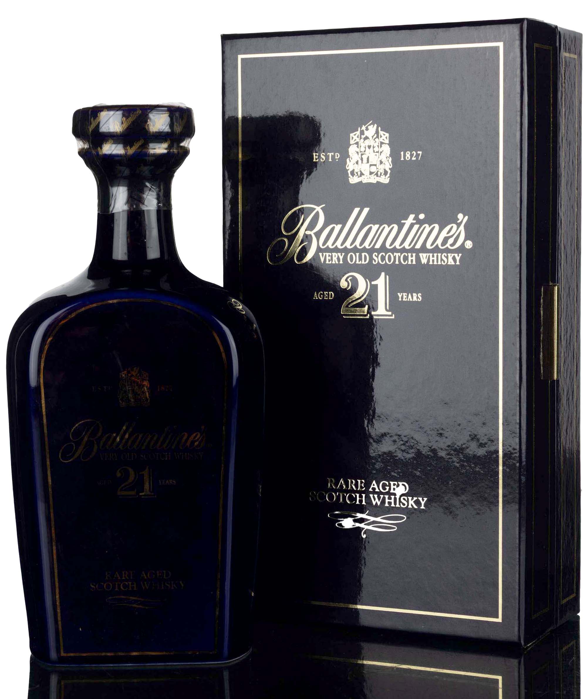 Ballantines 21 Year Old - Ceramic - Half Litre