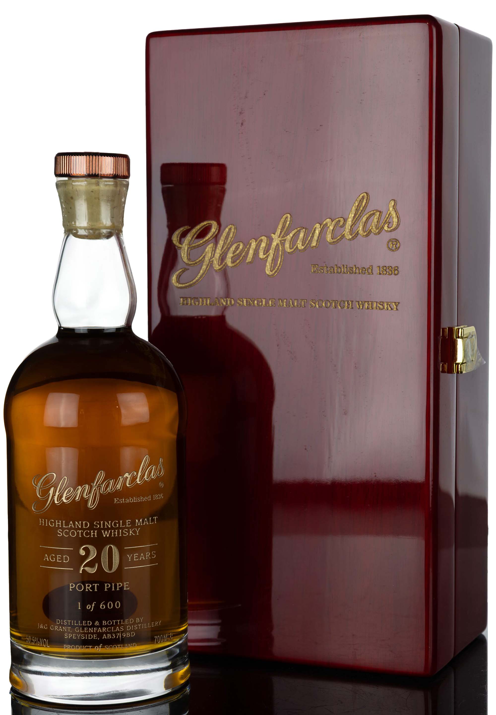 Glenfarclas 20 Year Old - Glencairn Crystal Decanter - 2023 Release - UK Exclusive