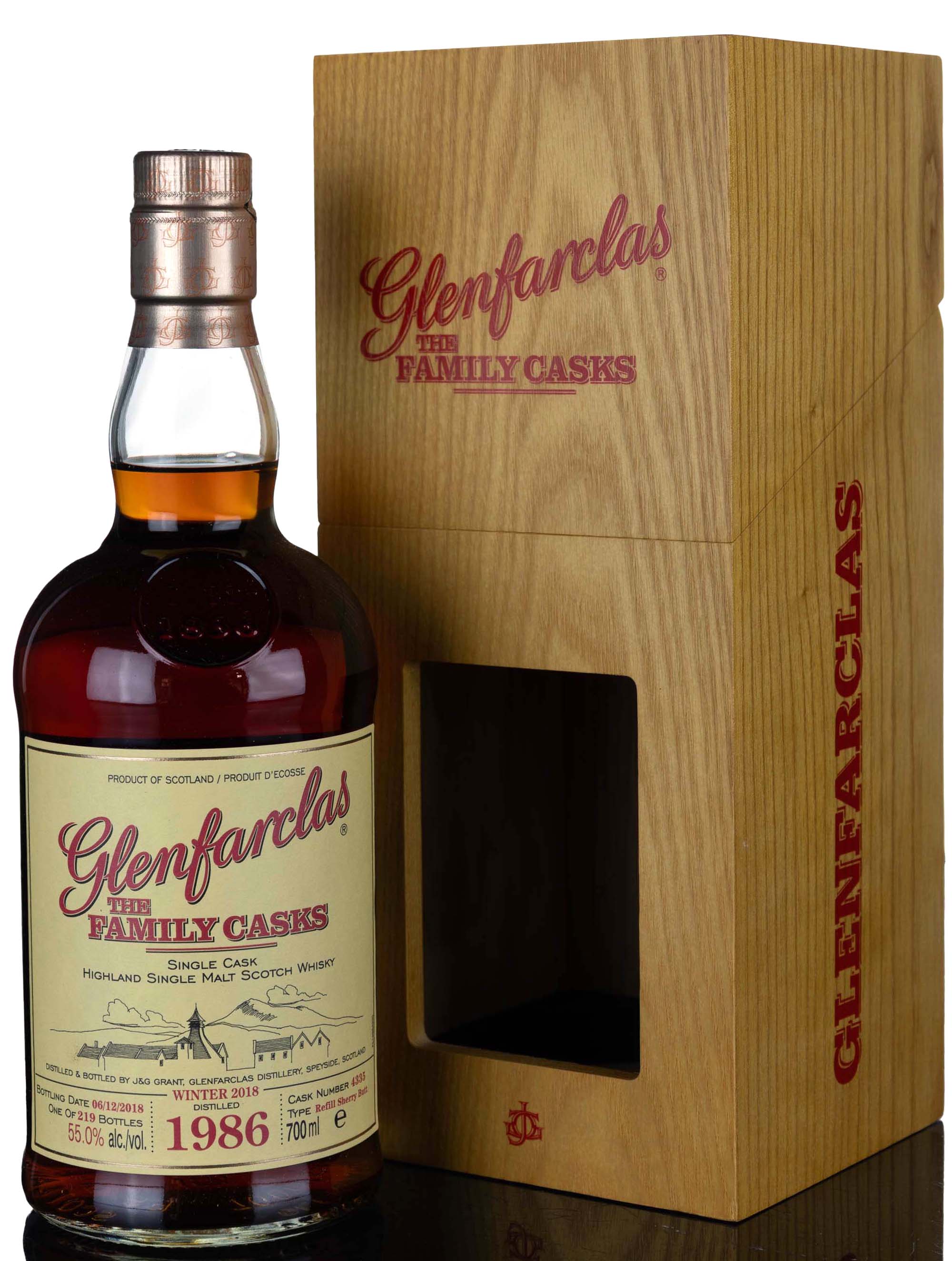 Glenfarclas 1986-2018 - The Family Casks - Single Cask 4335