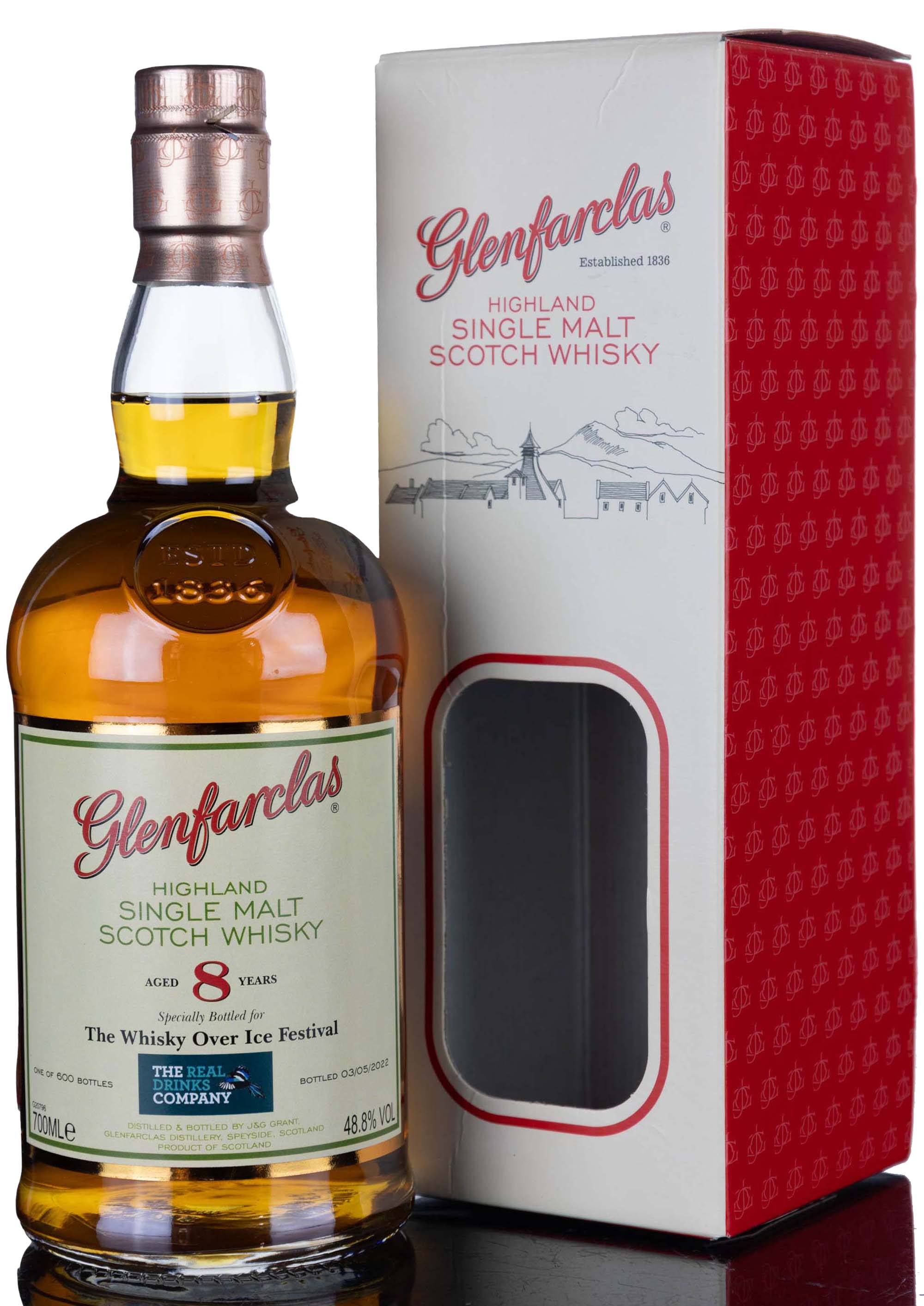 Glenfarclas 8 Year Old - The Real Drinks Company The Whisky Over Ice Festival 2022