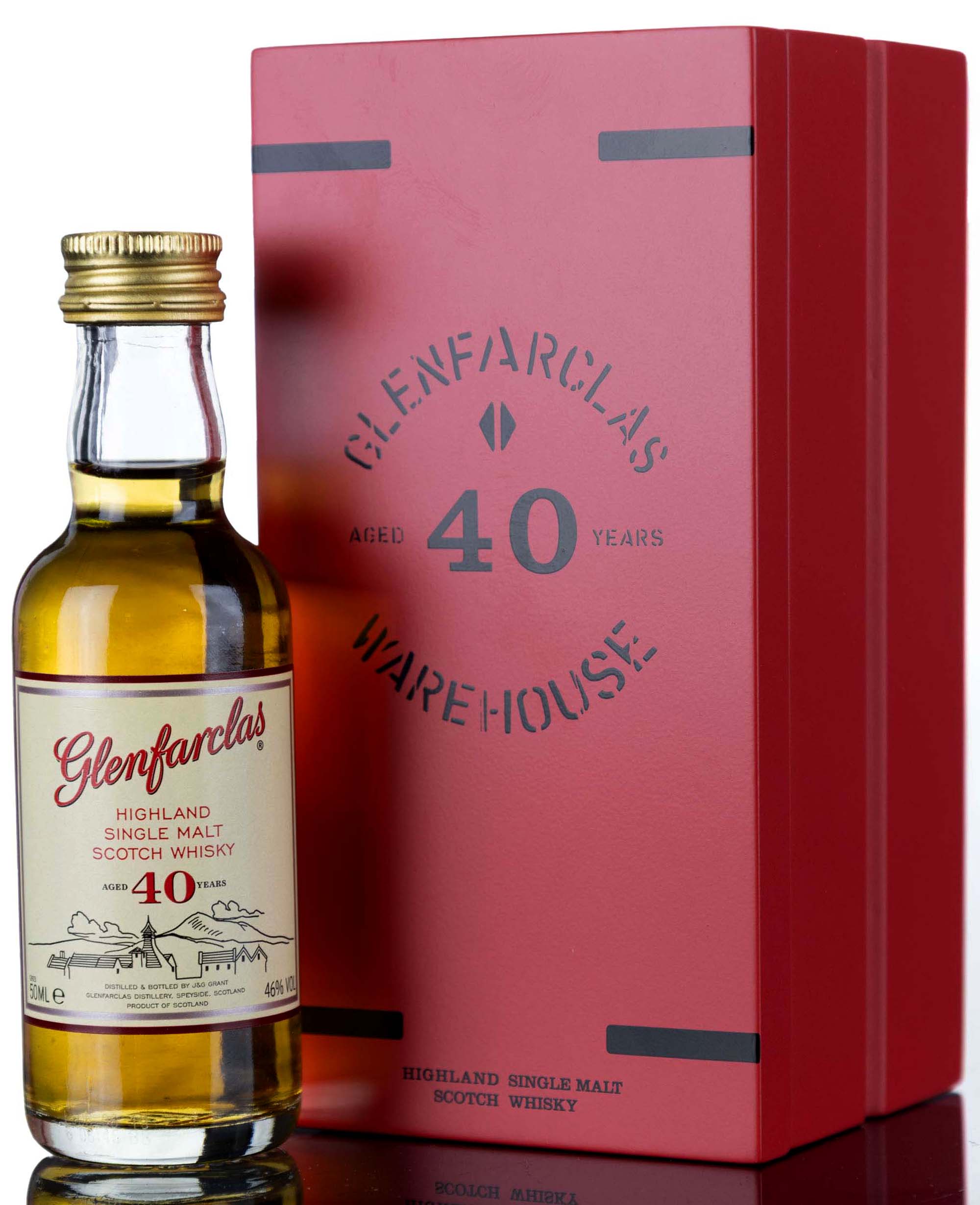 Glenfarclas 40 Year Old - Warehouse Edition - 2019 Release - Miniature
