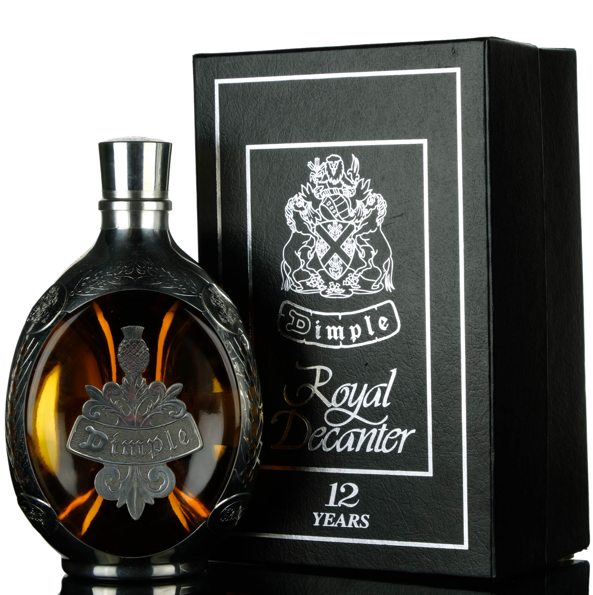 Haig Dimple 12 Year Old - Royal Pewter Decanter