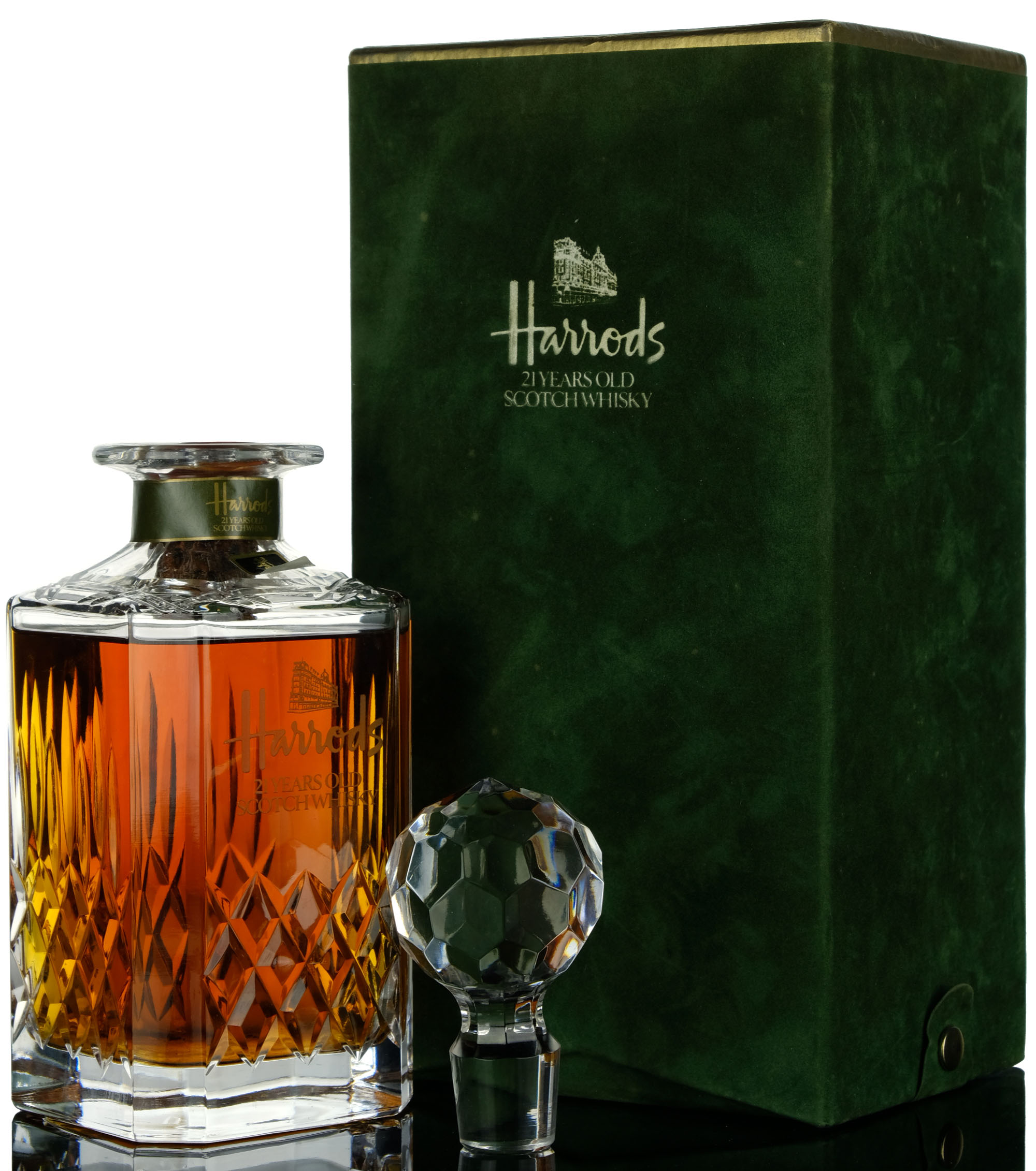 Whyte & Mackay Harrods 21 Year Old - Edinburgh Crystal Decanter