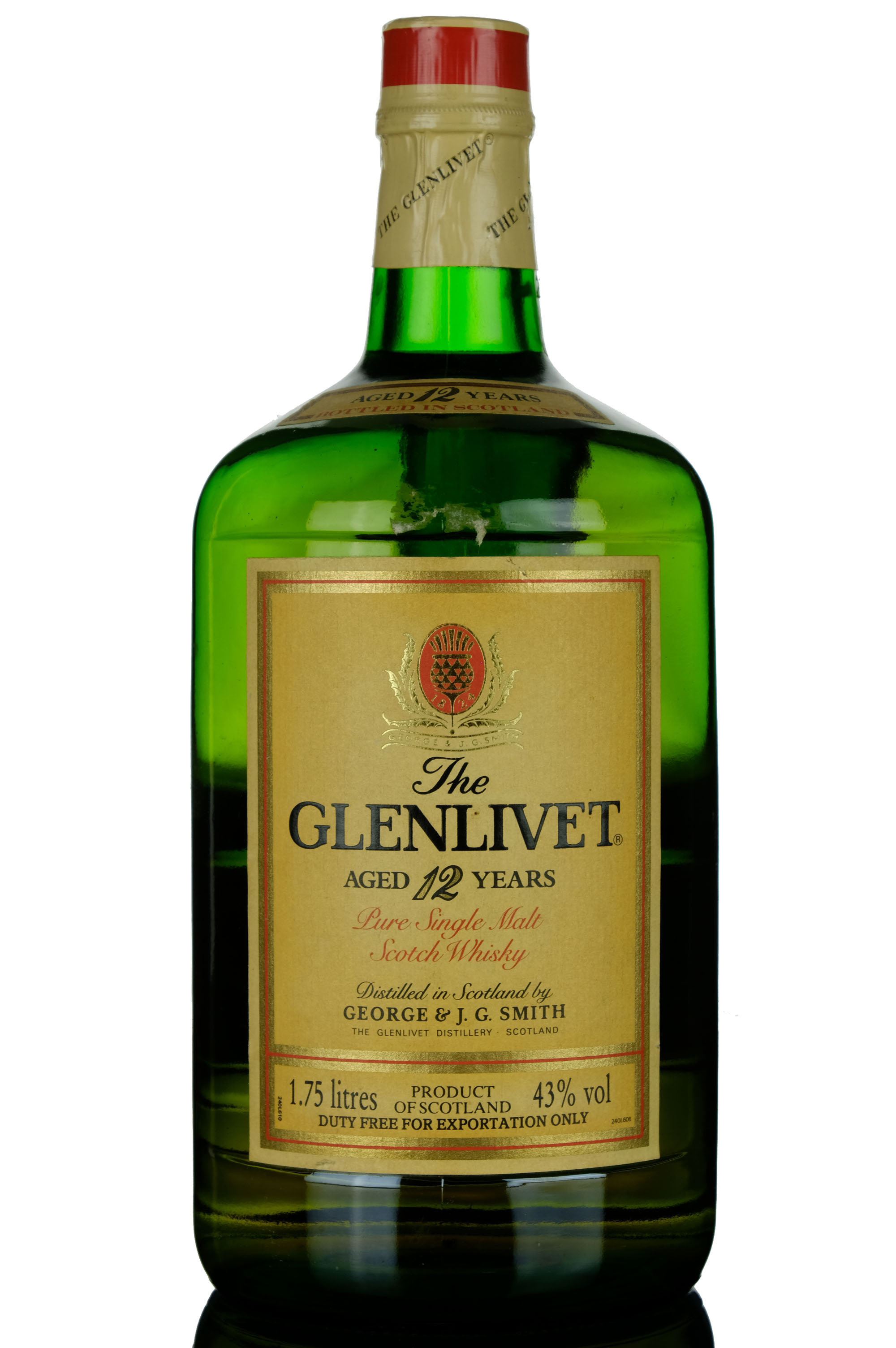 Glenlivet 12 Year Old - 1980s - 1.75 Litres