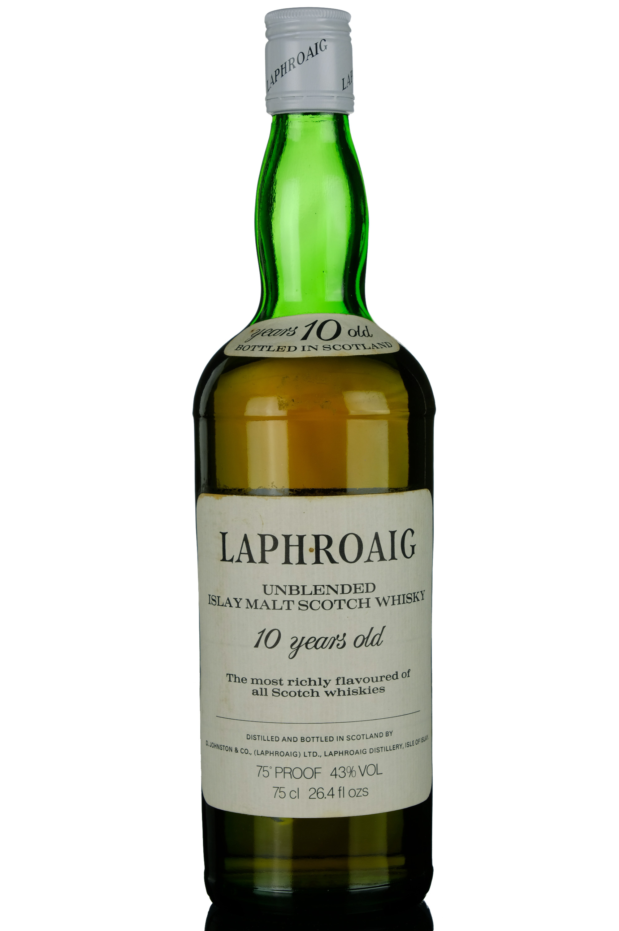 Laphroaig 10 Year Old - Unblended - Late 1970s