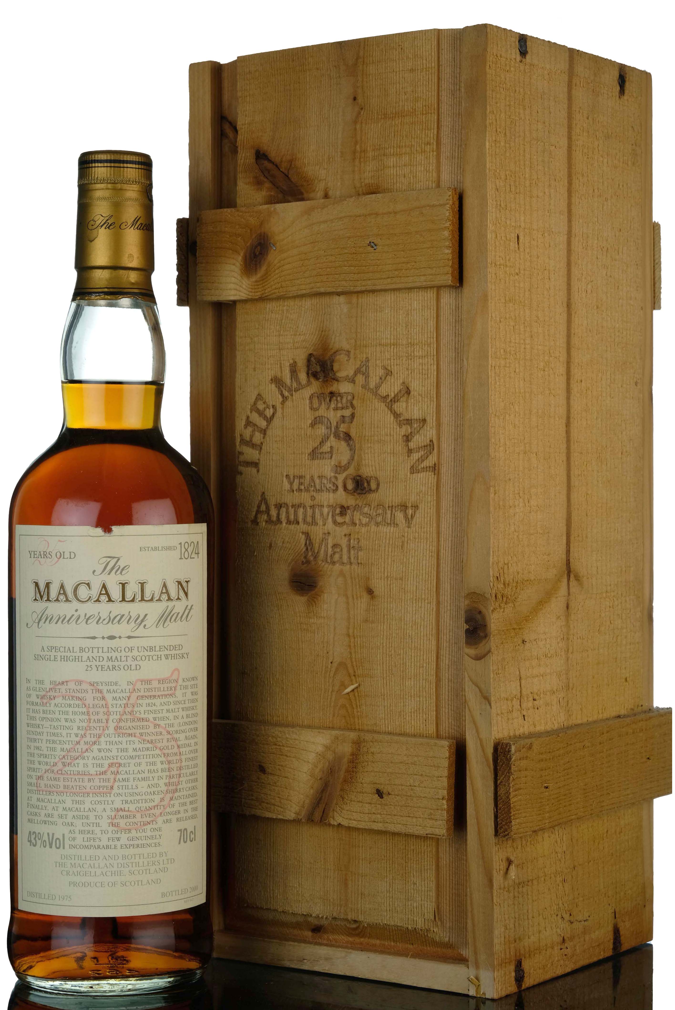 Macallan 1975-2000 - 25 Year Old Anniversary Malt