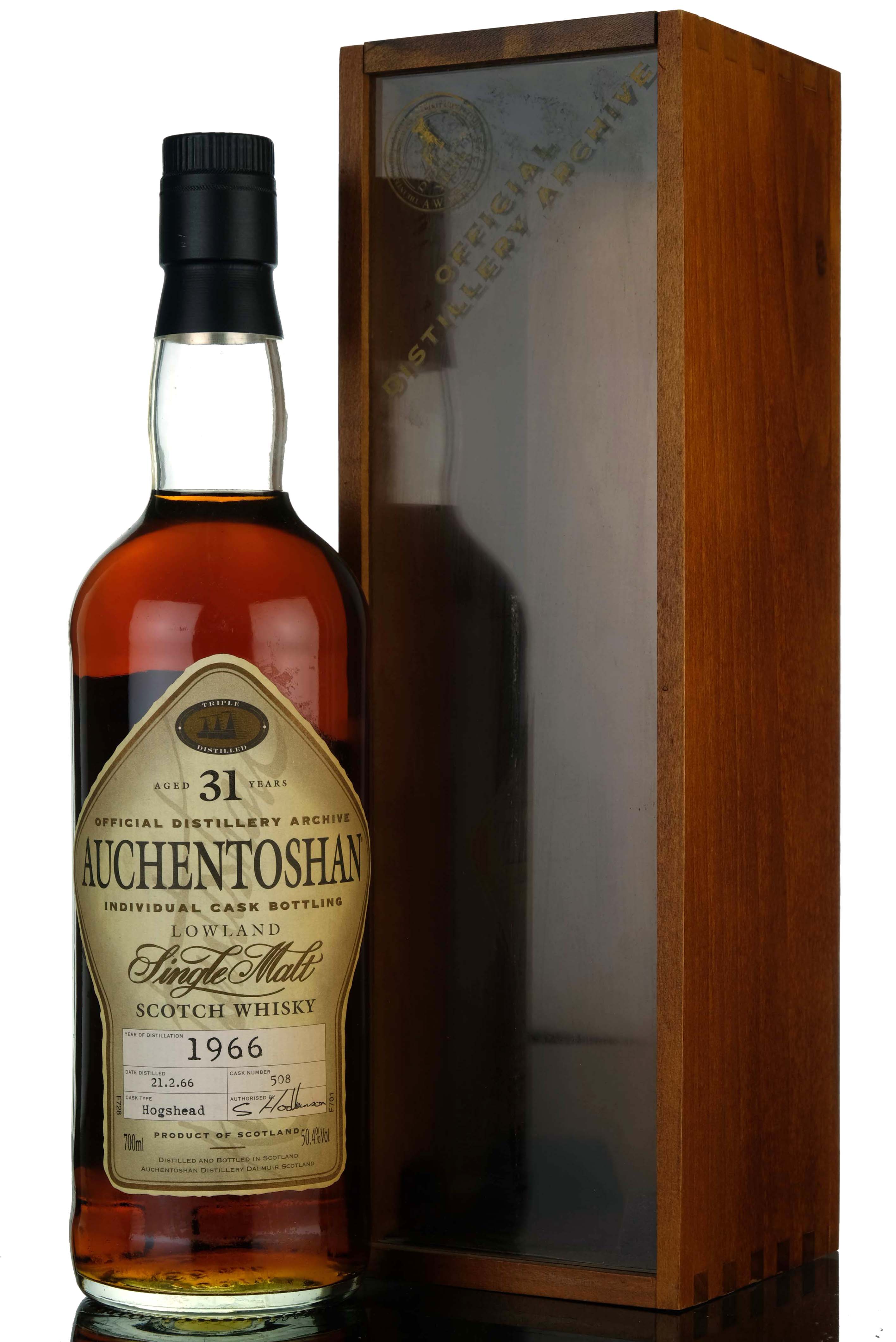 Auchentoshan 1966 - 31 Year Old - Single Cask 508