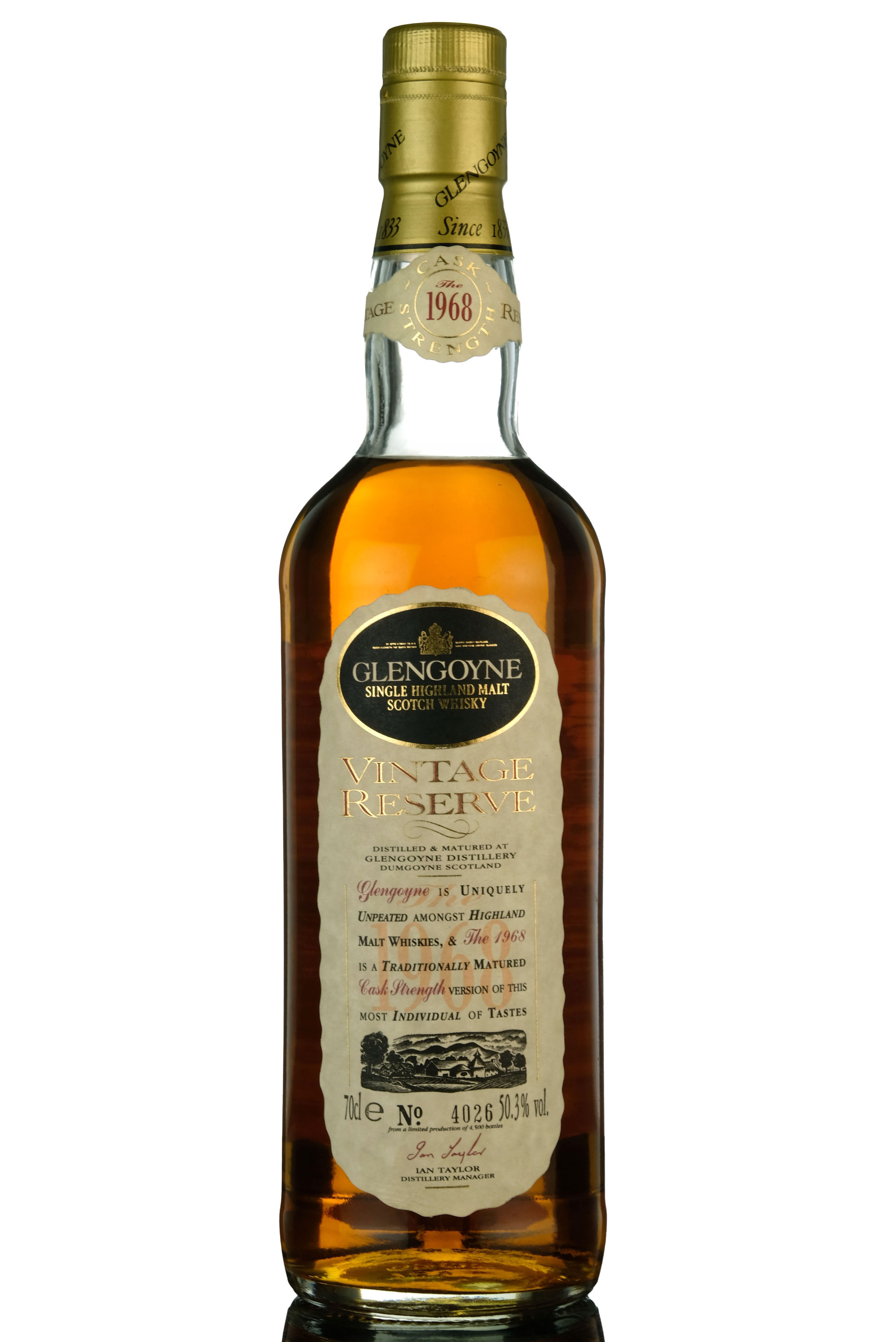 Glengoyne 1968 - 25 Year Old - Vintage Reserve - Cask Strength