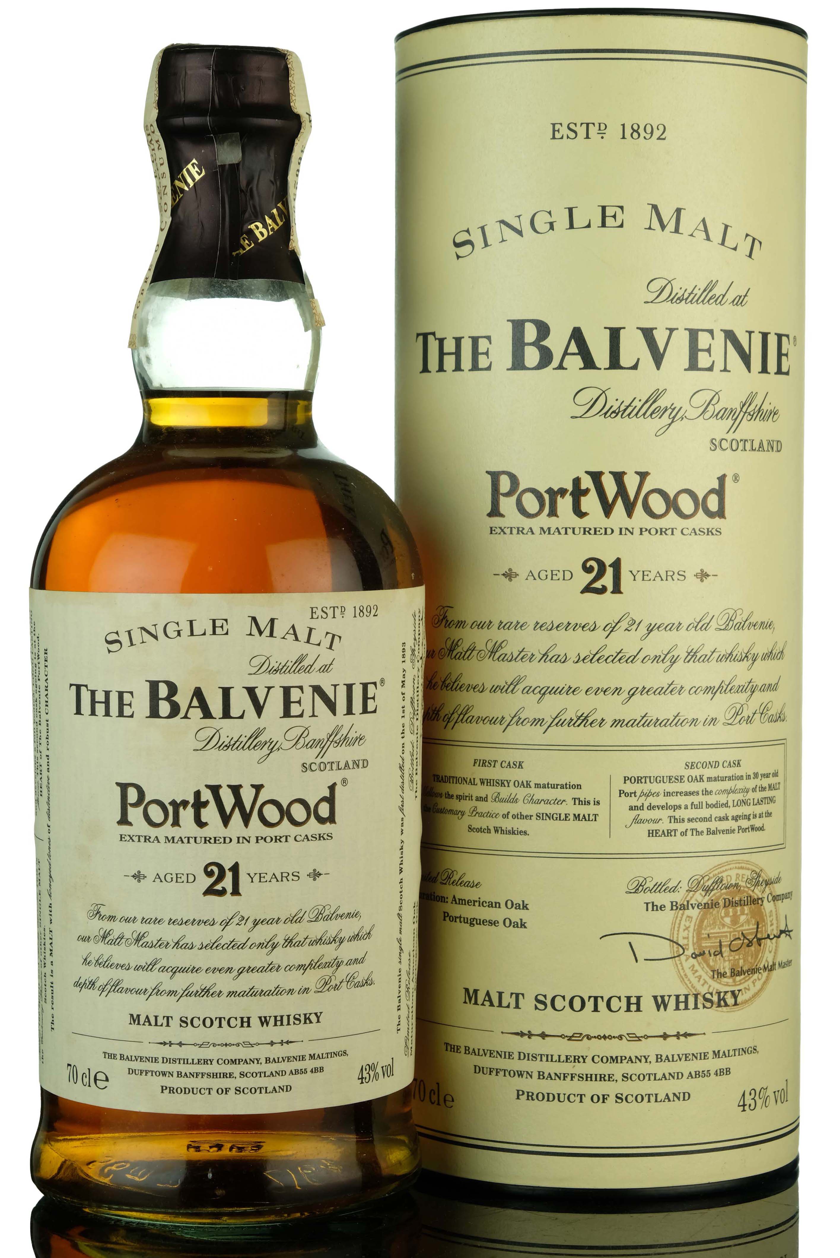 Balvenie 21 Year Old - PortWood - Circa 2000