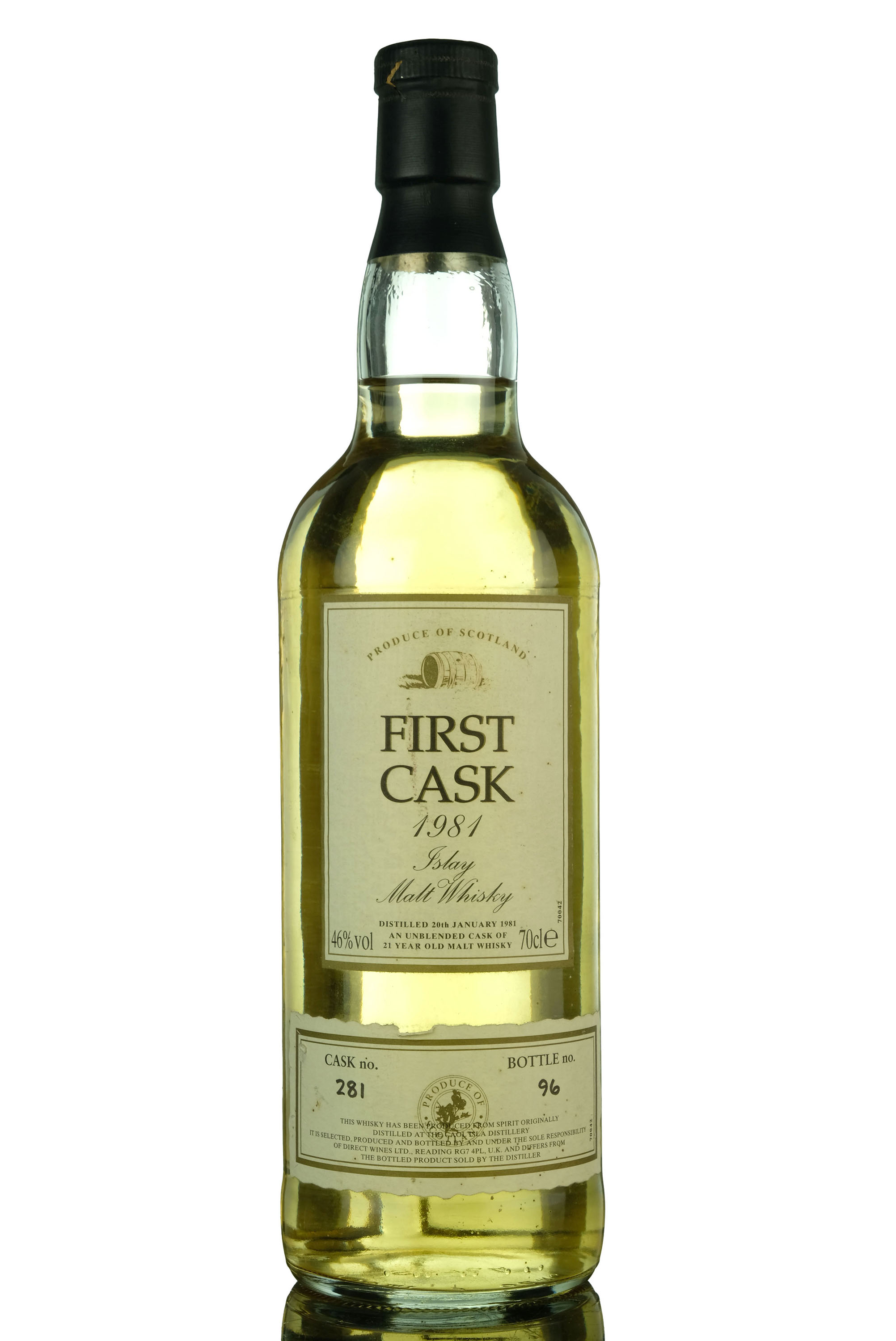 Caol Ila 1981 - 21 Year Old - First Cask - Single Cask 281