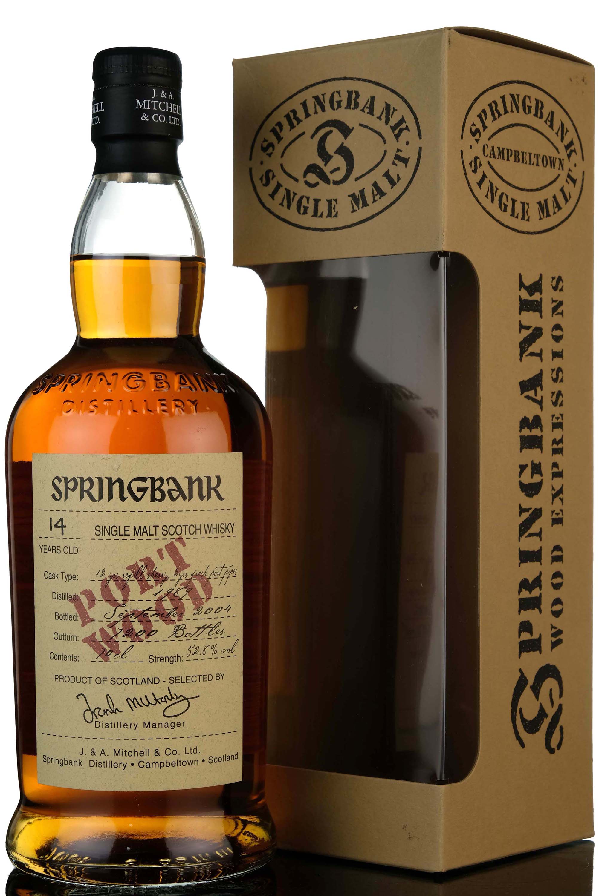 Springbank 1989-2004 - 14 Year Old - Port Wood