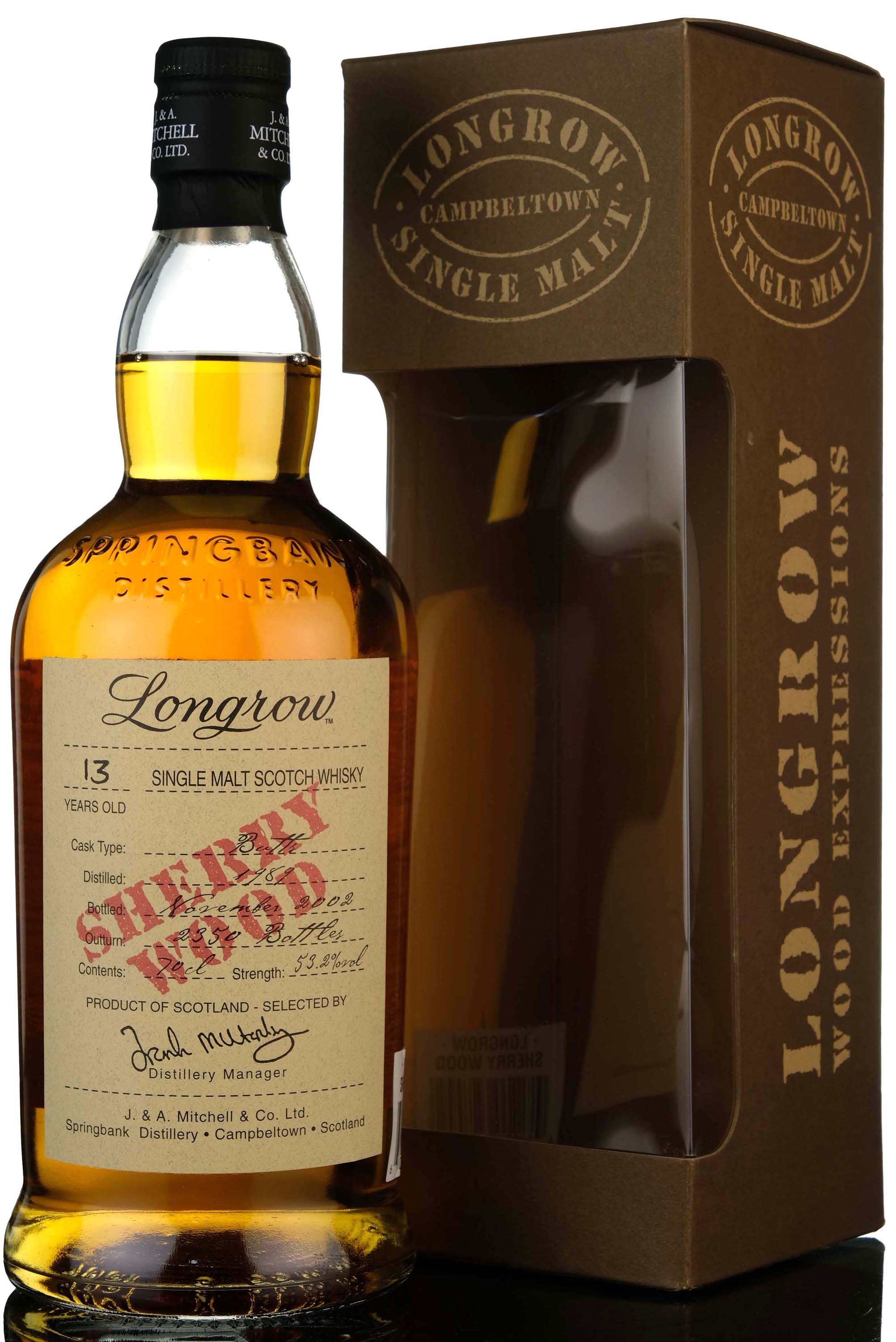 Longrow 1989-2002 - 13 Year Old - Sherry Wood