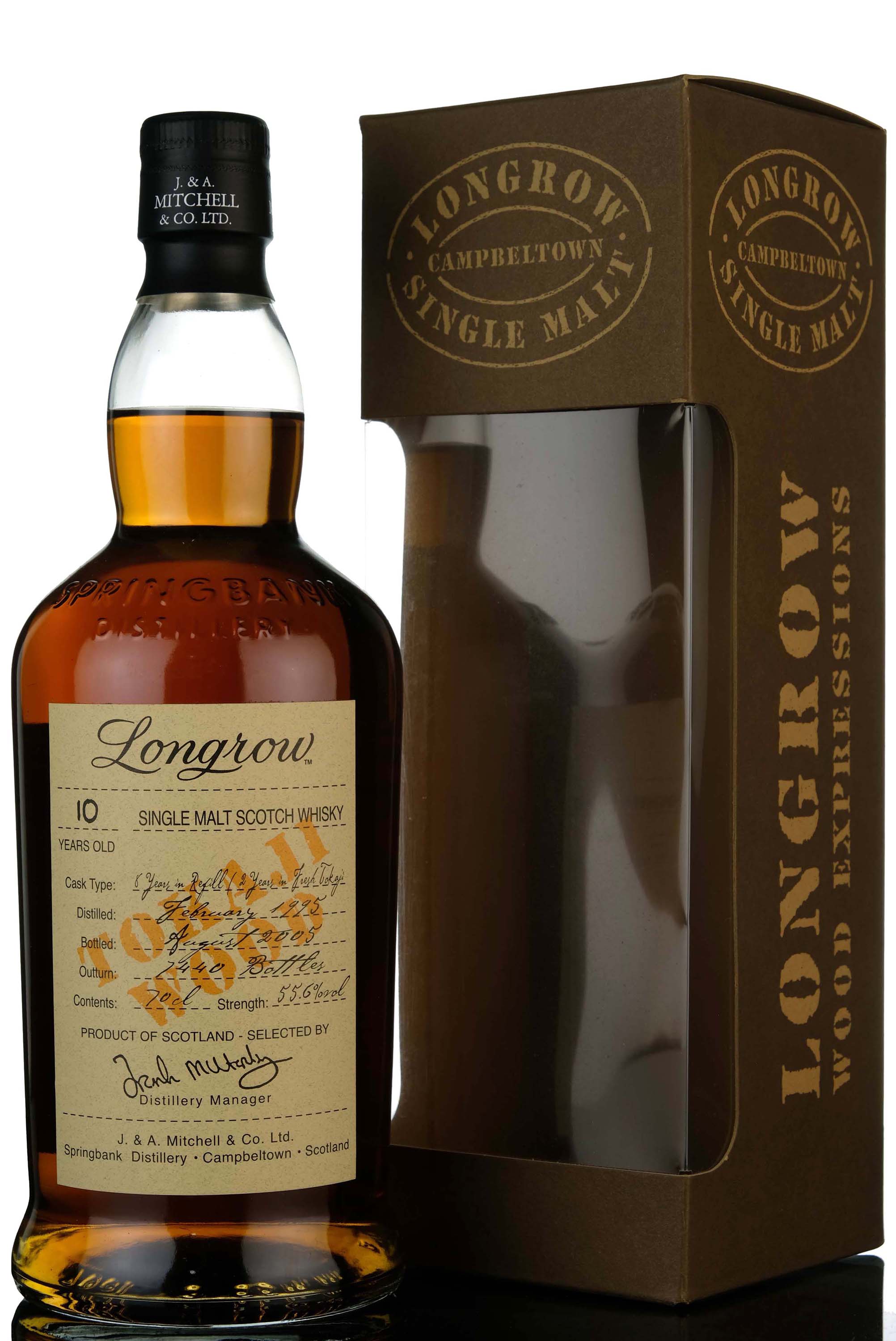 Longrow 1995-2005 - 10 Year Old - Tokaji Wood