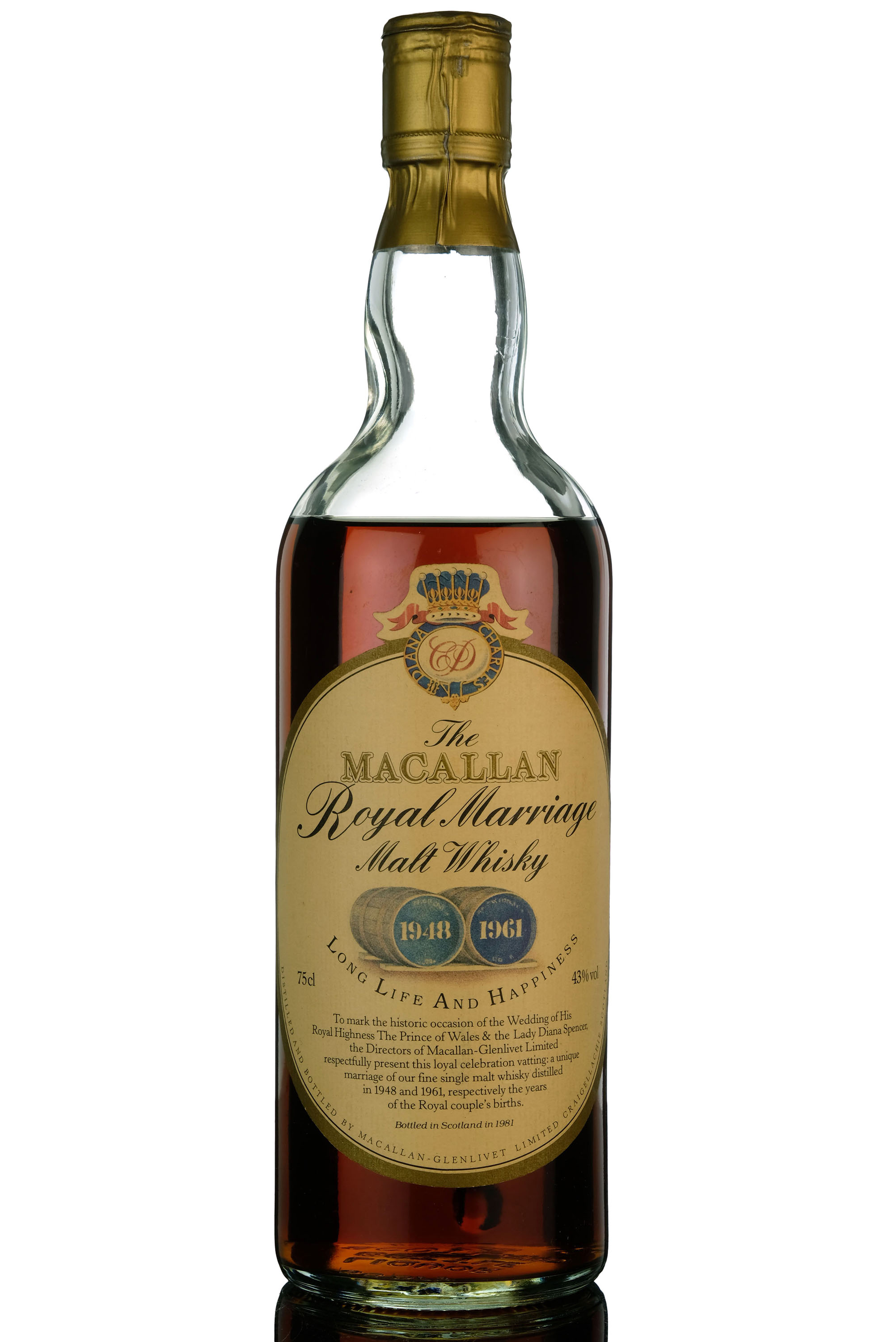 Macallan 1948/1961 - Charles & Diana Royal Marriage 1981