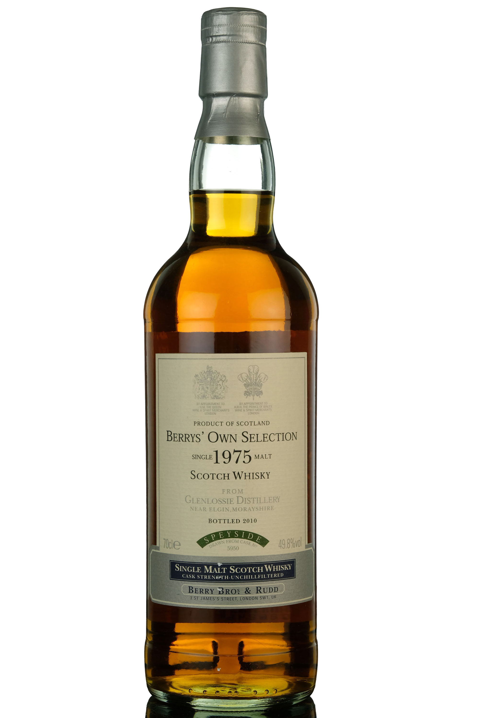 Glenlossie 1975-2010 - Berry Bros & Rudd - Berrys Own Selection - Single Cask 5950