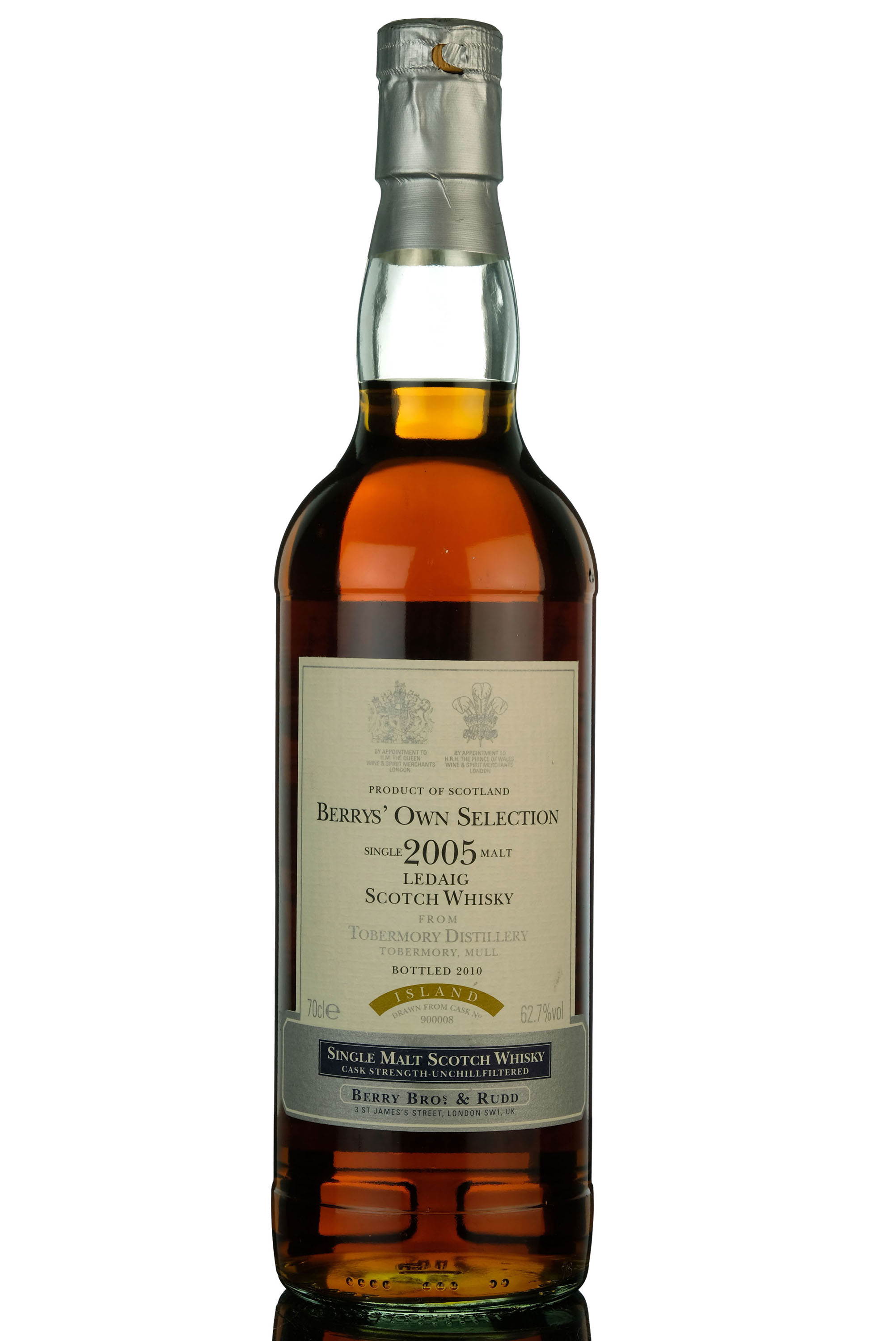 Ledaig 2005-2010 - Berry Bros & Rudd - Berrys Own Selection - Single Cask 900008