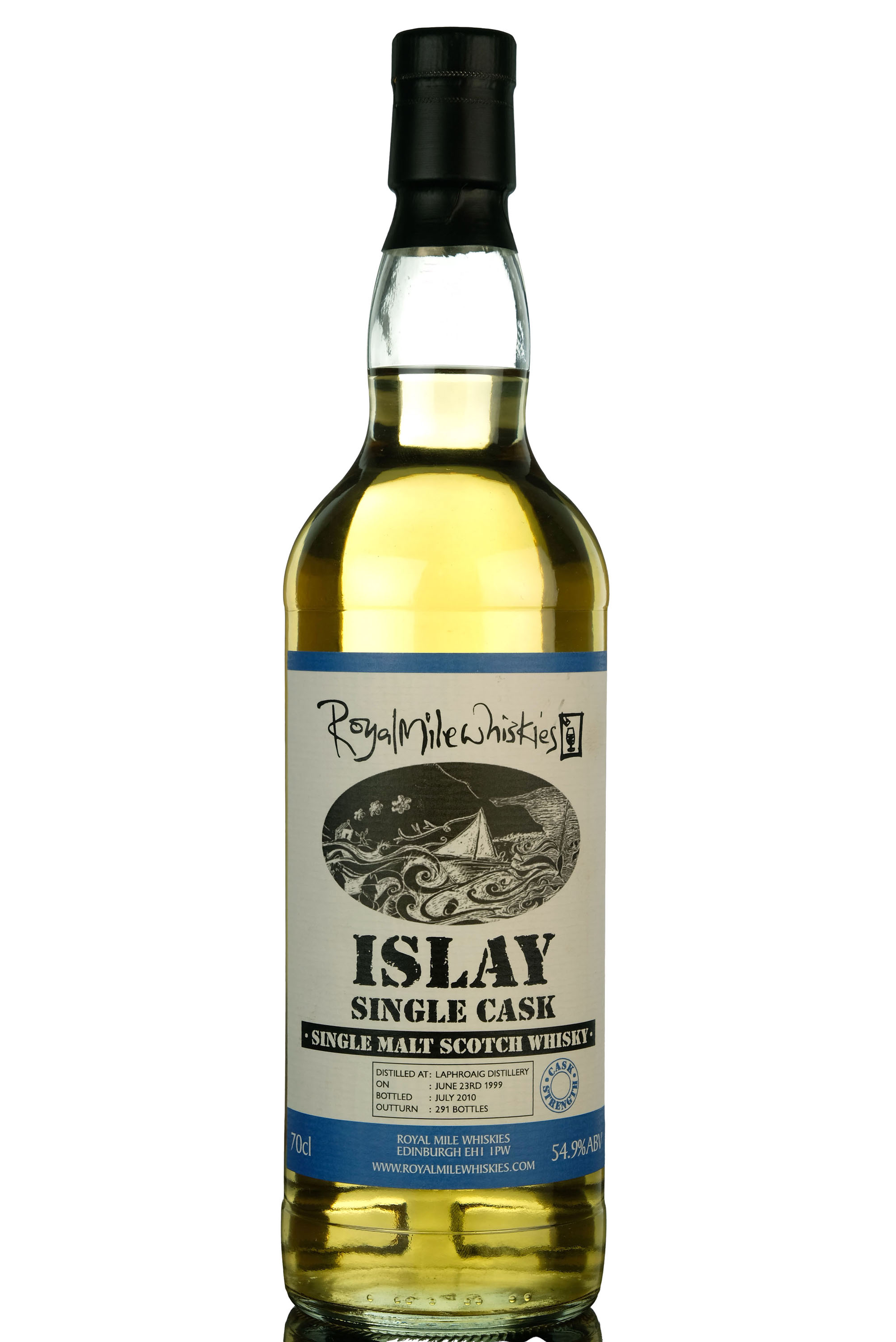 Laphroaig 1999-2010 - 11 Year Old - Royal Mile Whiskies - Single Cask