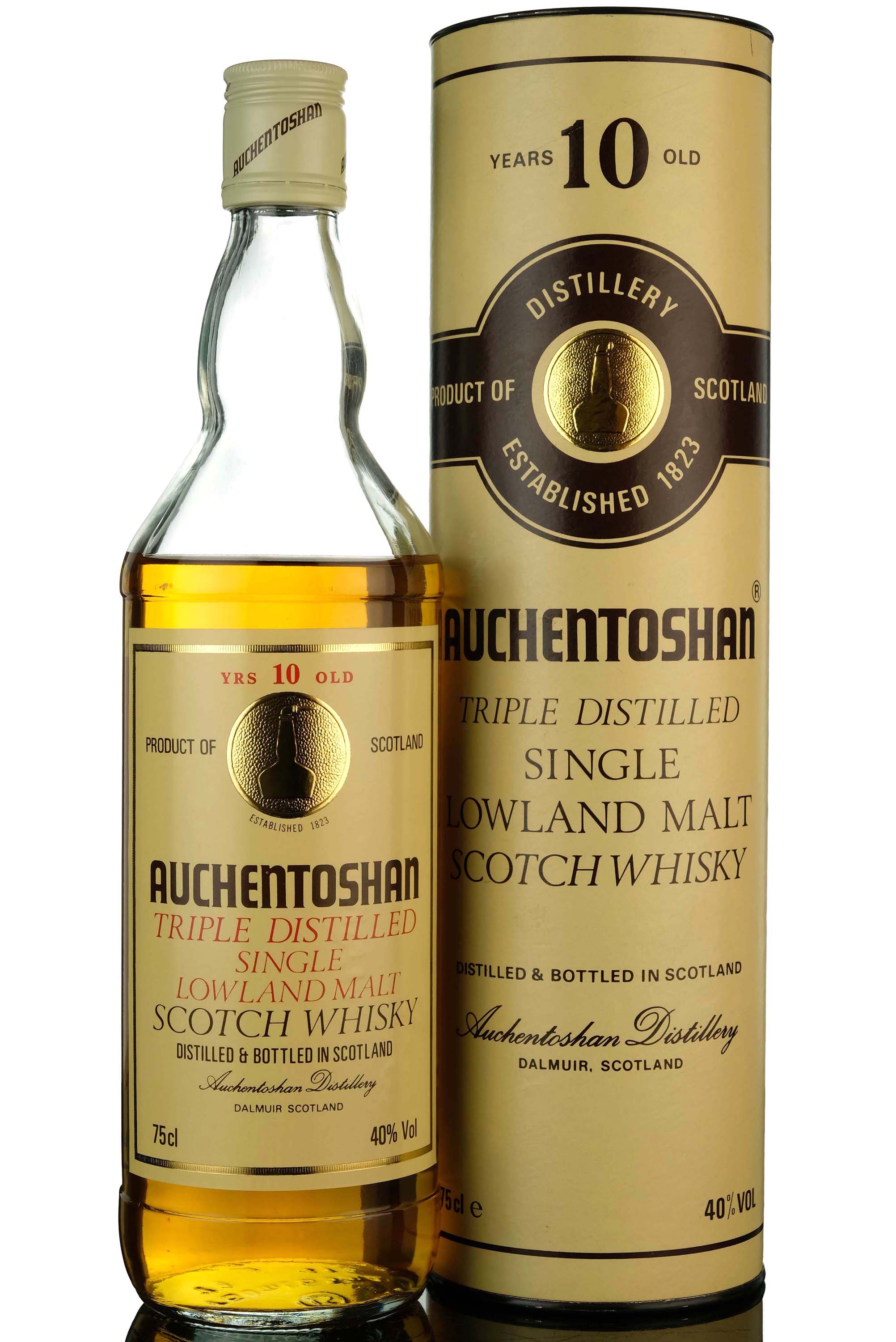 Auchentoshan 10 Year Old - 1980s