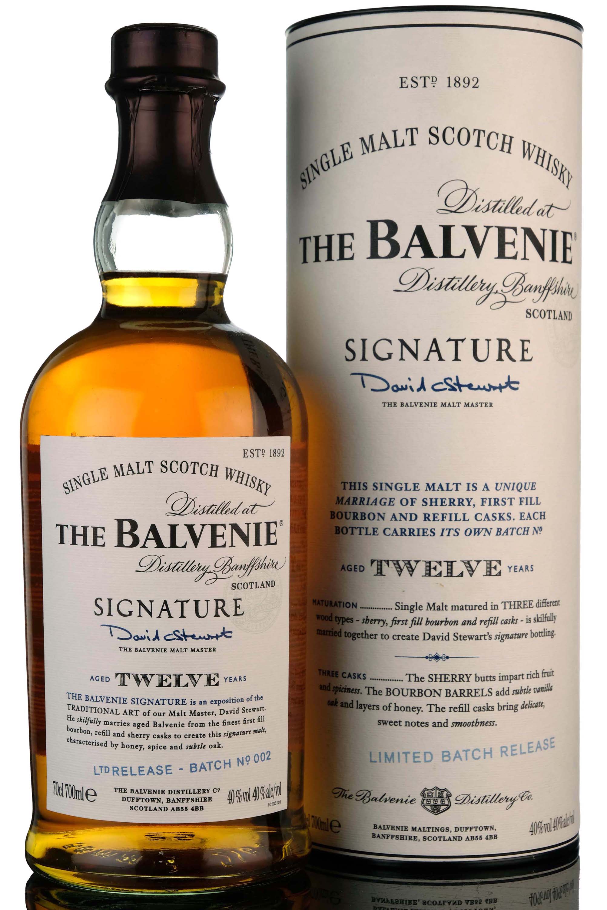 Balvenie 12 Year Old - Signature - Batch 2 - 2009 Release