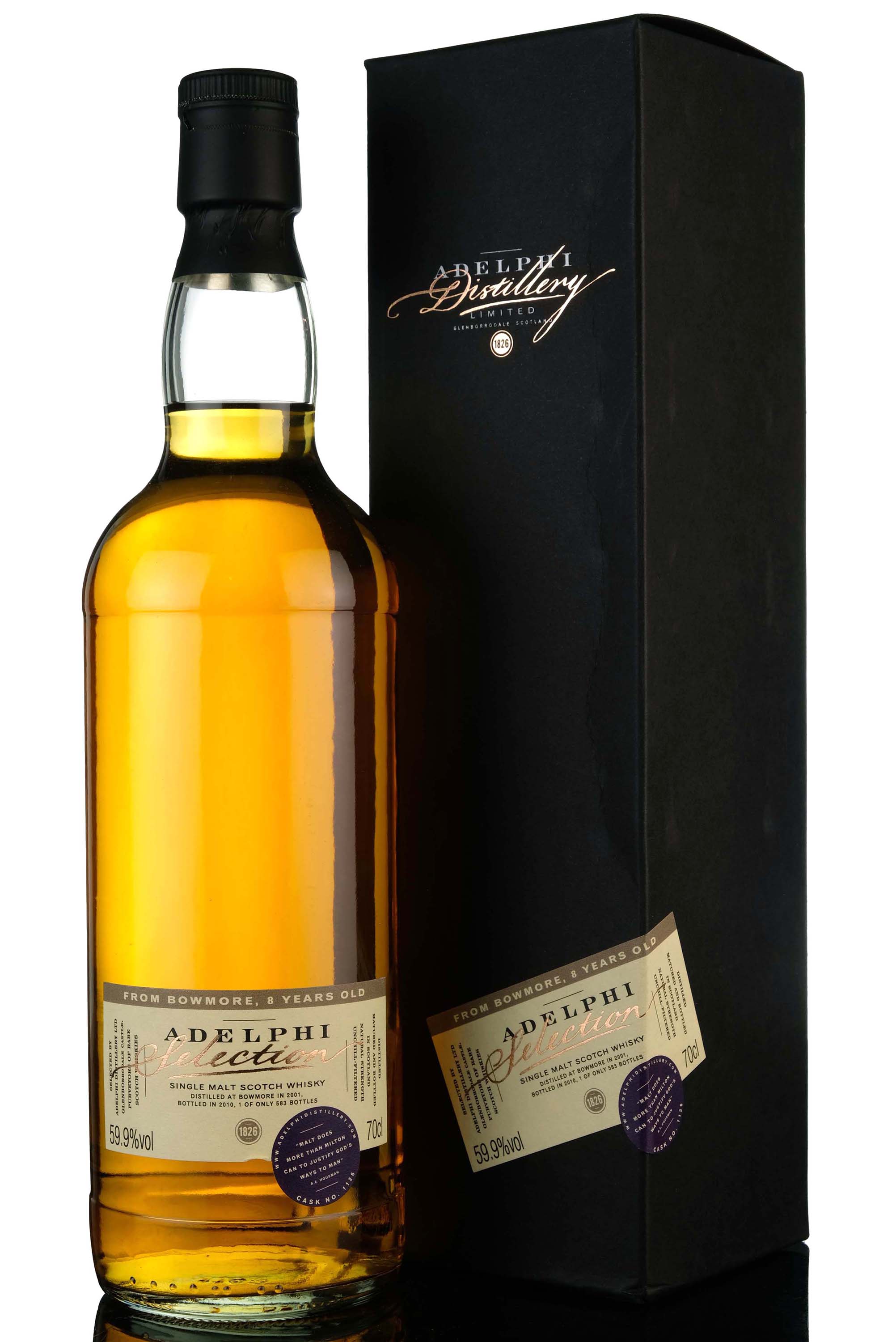 Bowmore 2001-2010 - 8 Year Old - Adelphi - Single Cask 1126