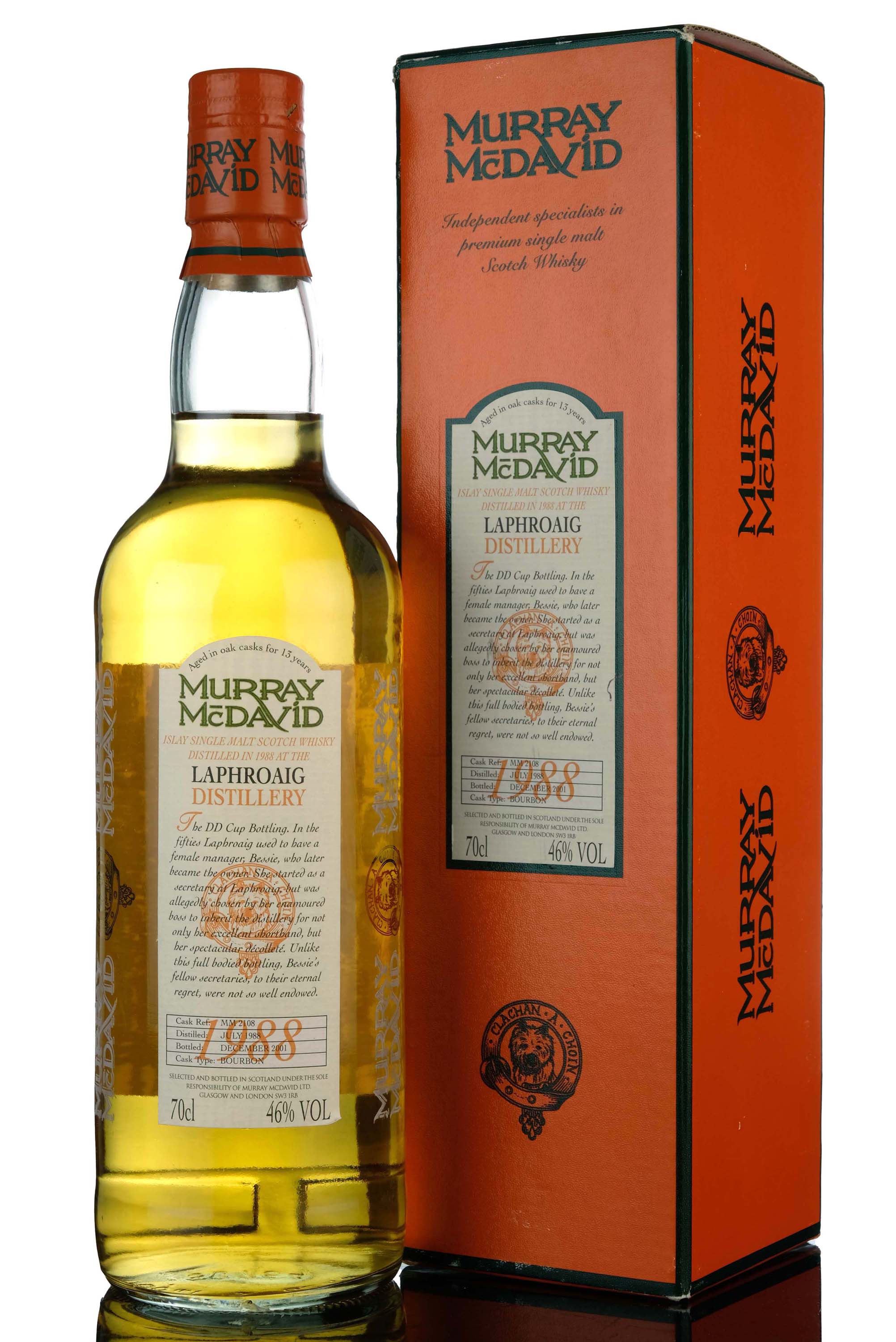 Laphroaig 1988-2001 - 13 Year Old  - Murray McDavid - Single Cask 2108