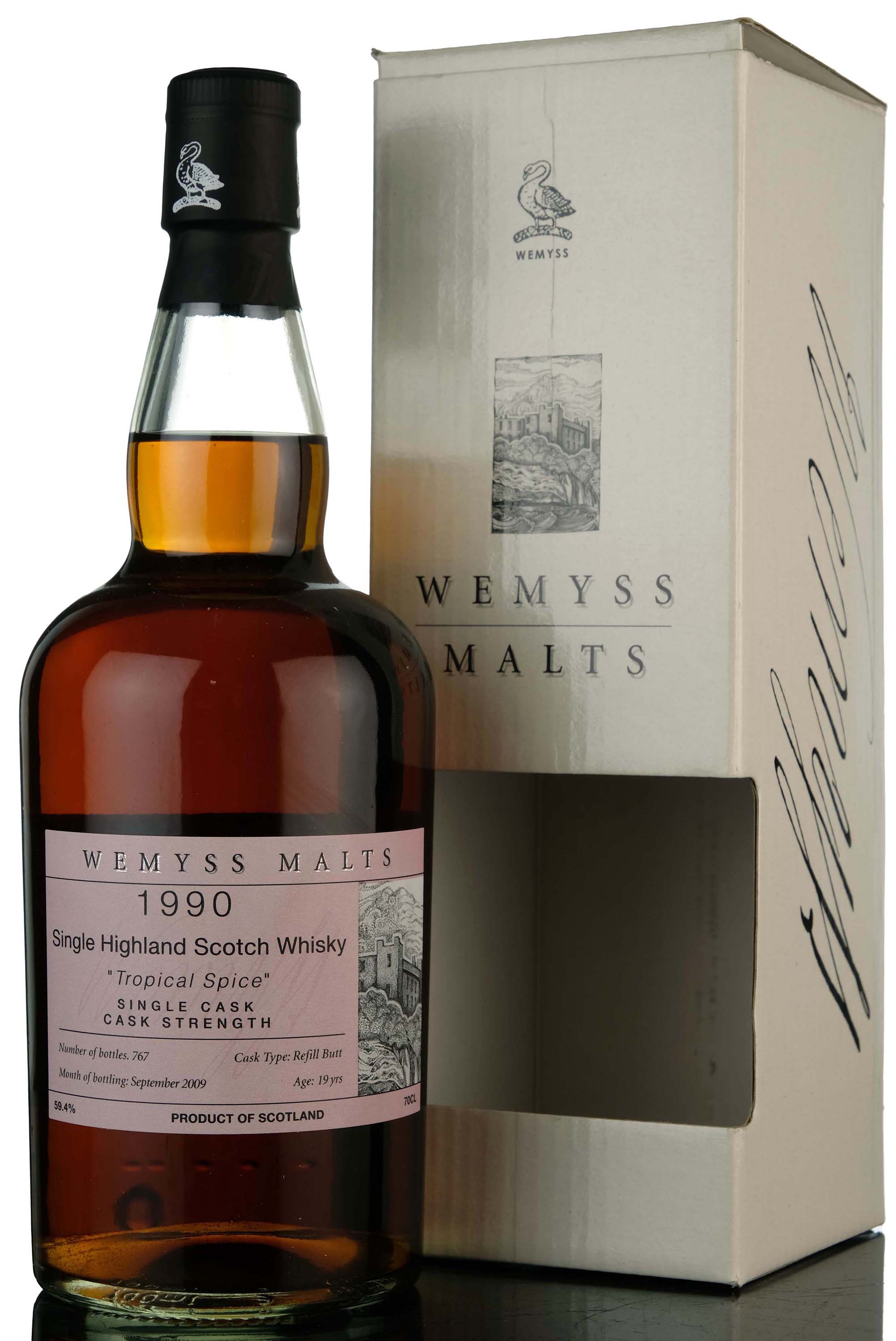 Dalmore 1990-2009 - 19 Year Old - Wemyss Malts