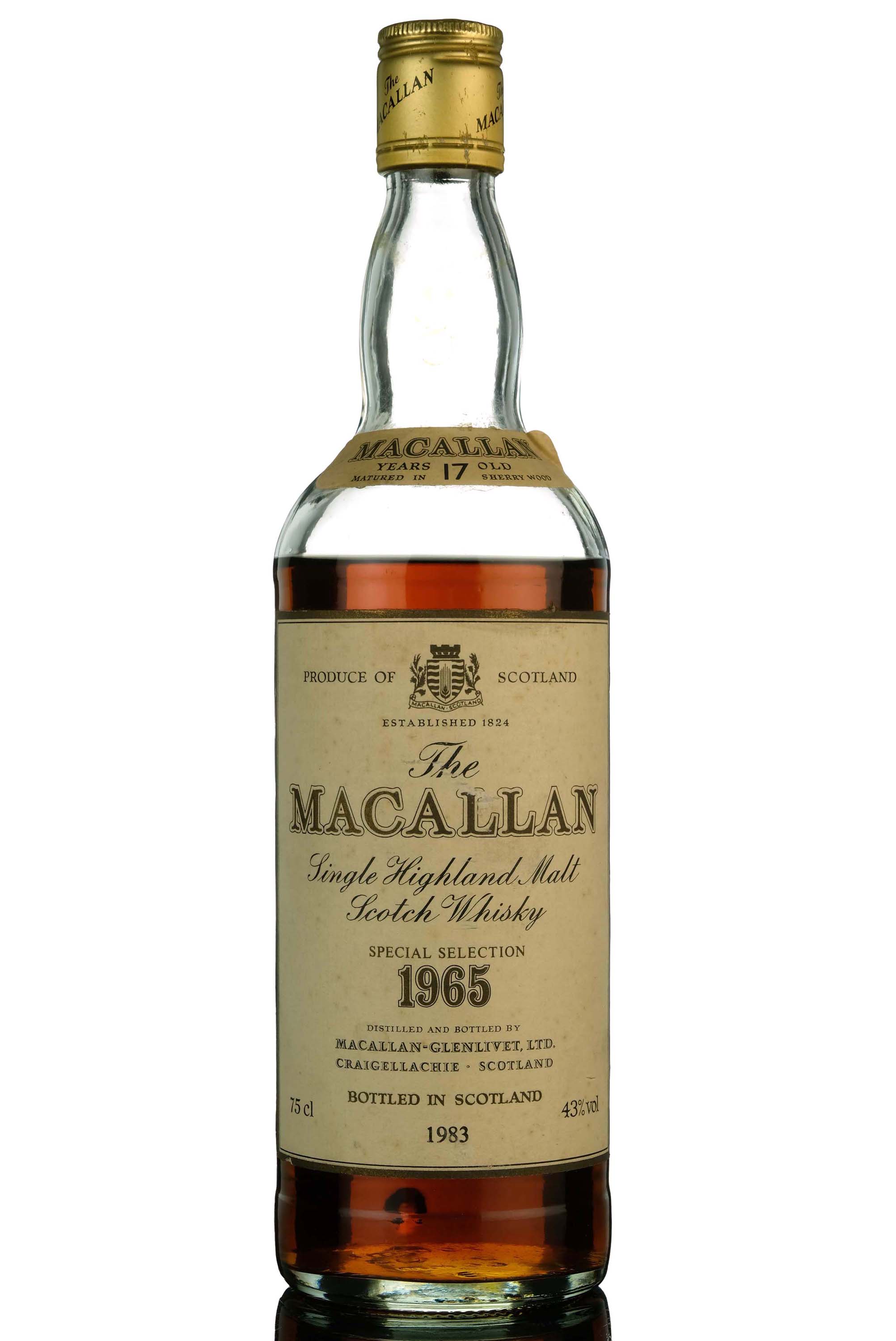 Macallan 1965-1983 - 17 Year Old - Sherry Cask - Special Selection