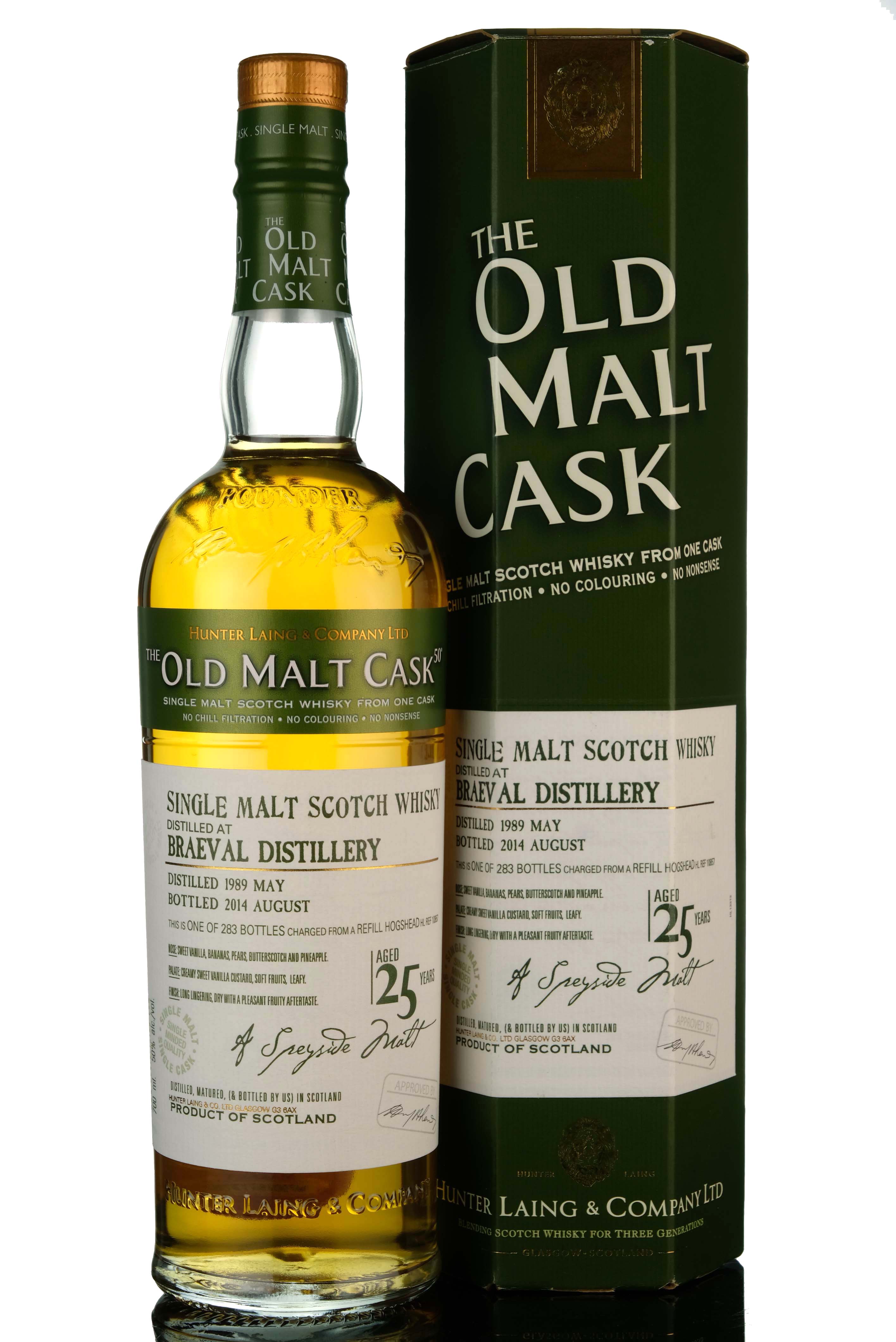 Braeval 1989-2014 - 25 Year Old - Douglas Laing - Old Malt Cask - Single Cask 10857