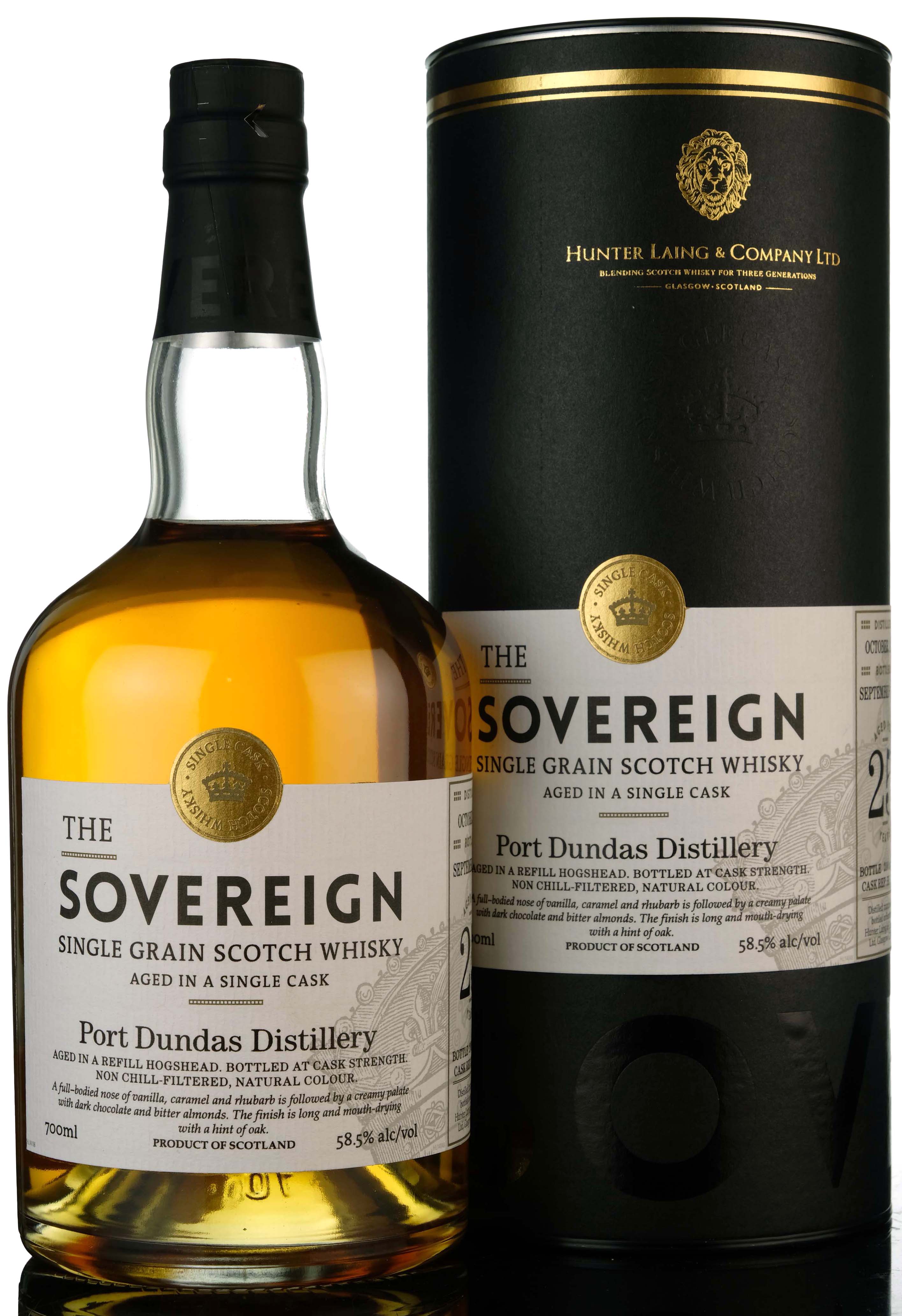 Port Dundas 1988-2014 - 25 Year Old - Hunter Laing - The Sovereign - Single Cask 10876