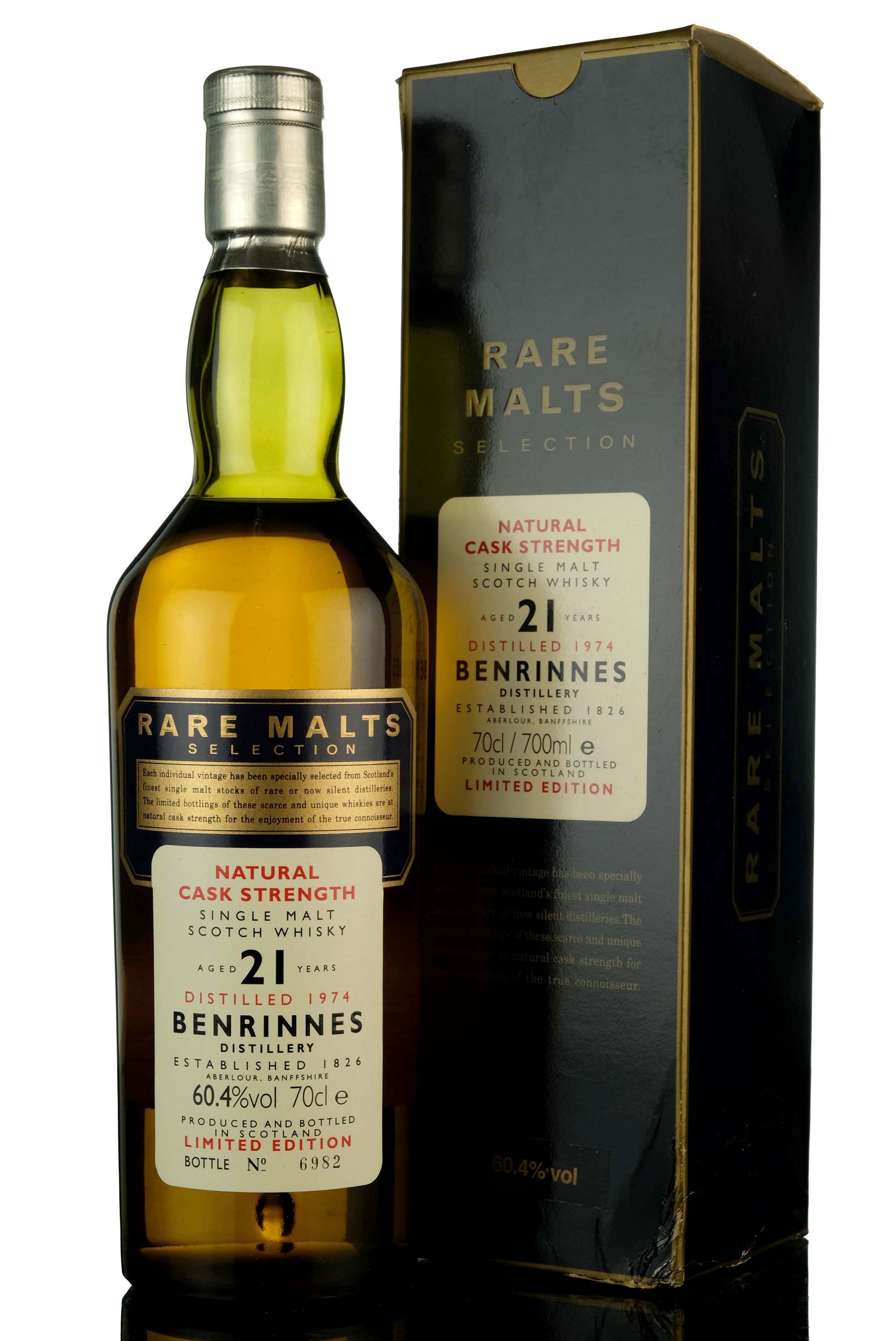 Benrinnes 1974 - 21 Year Old - Rare Malts 60.4%