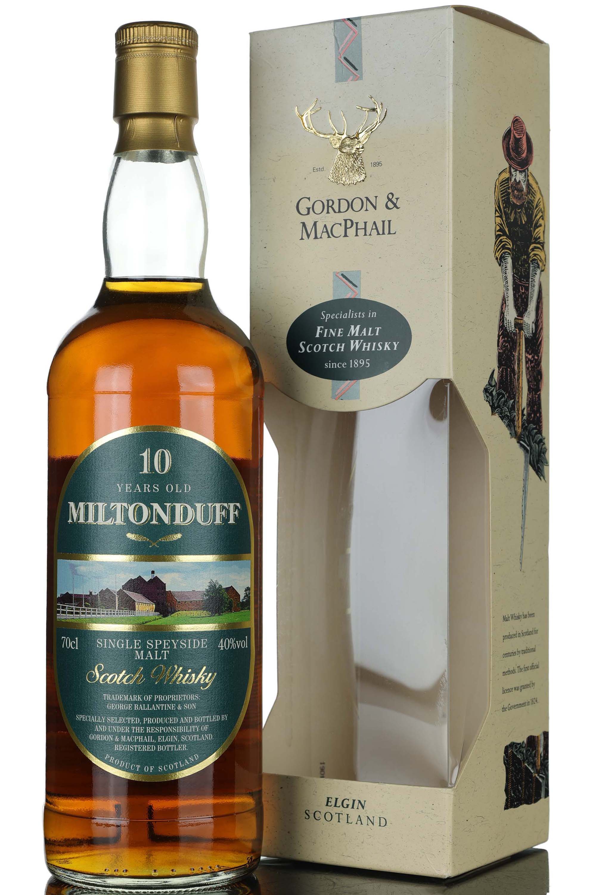 Miltonduff 10 Year Old - Gordon & MacPhail