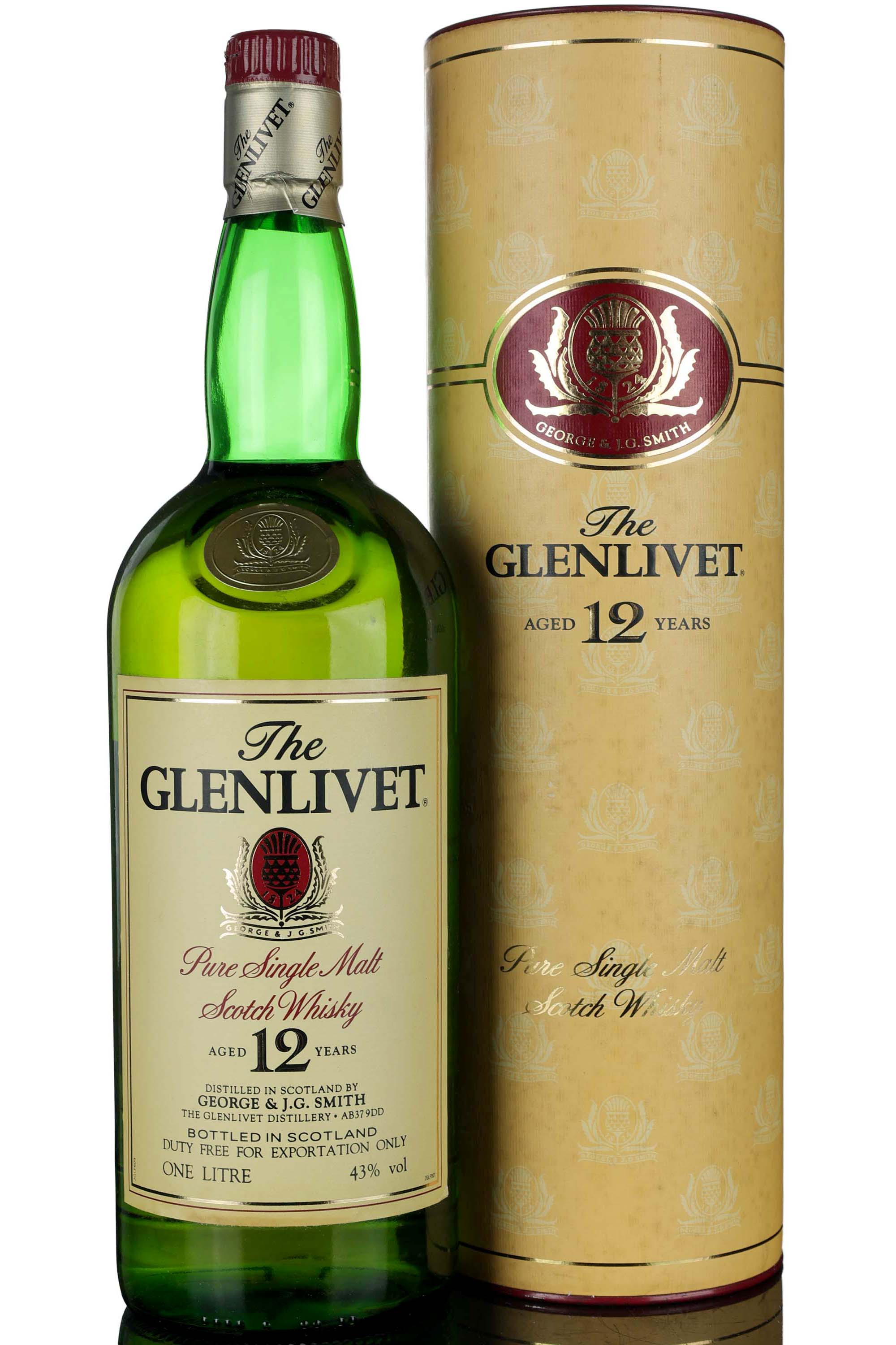 Glenlivet 12 Year Old - 1 Litre