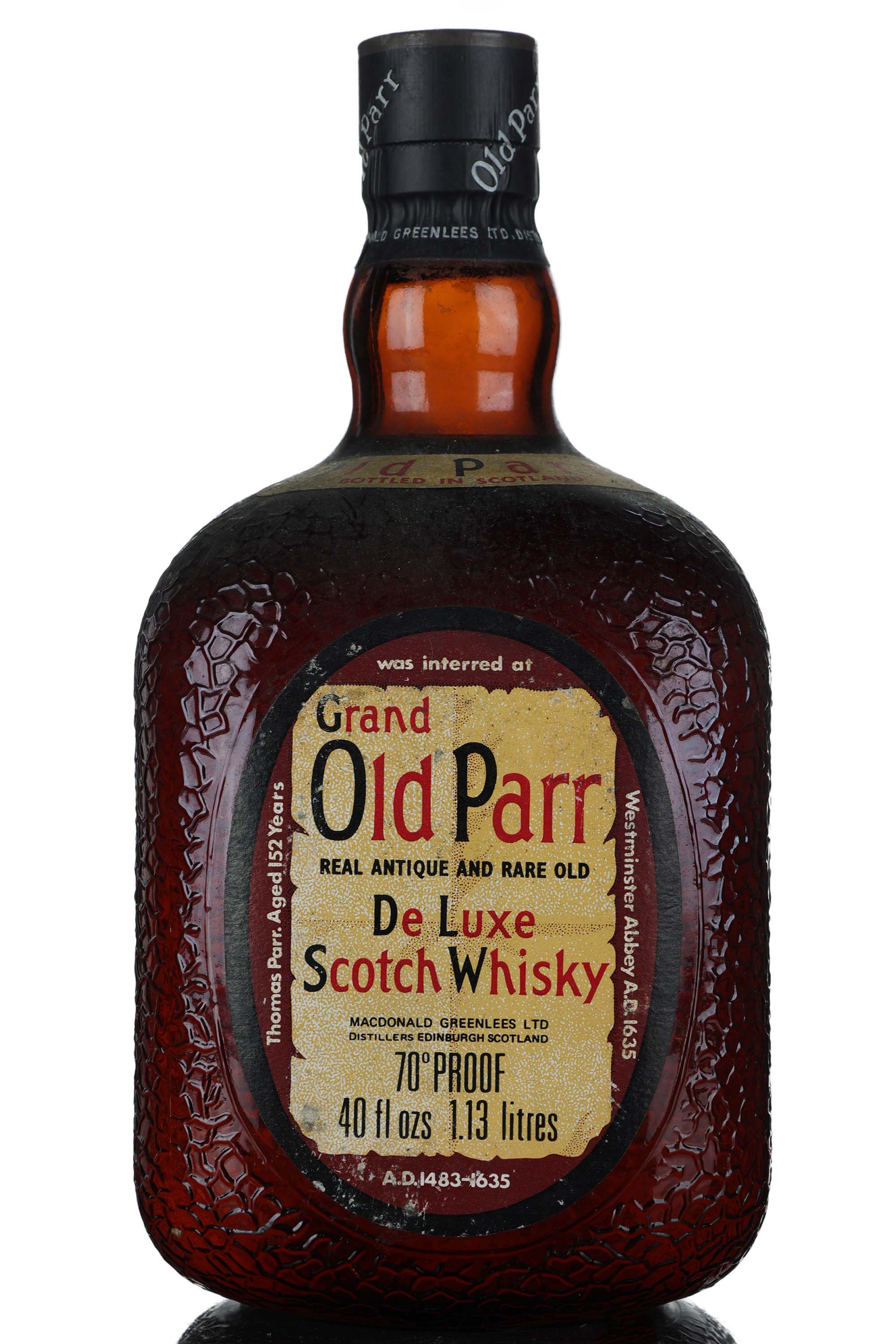 Grand Old Parr De Luxe - 1970s - 1.13 Litres