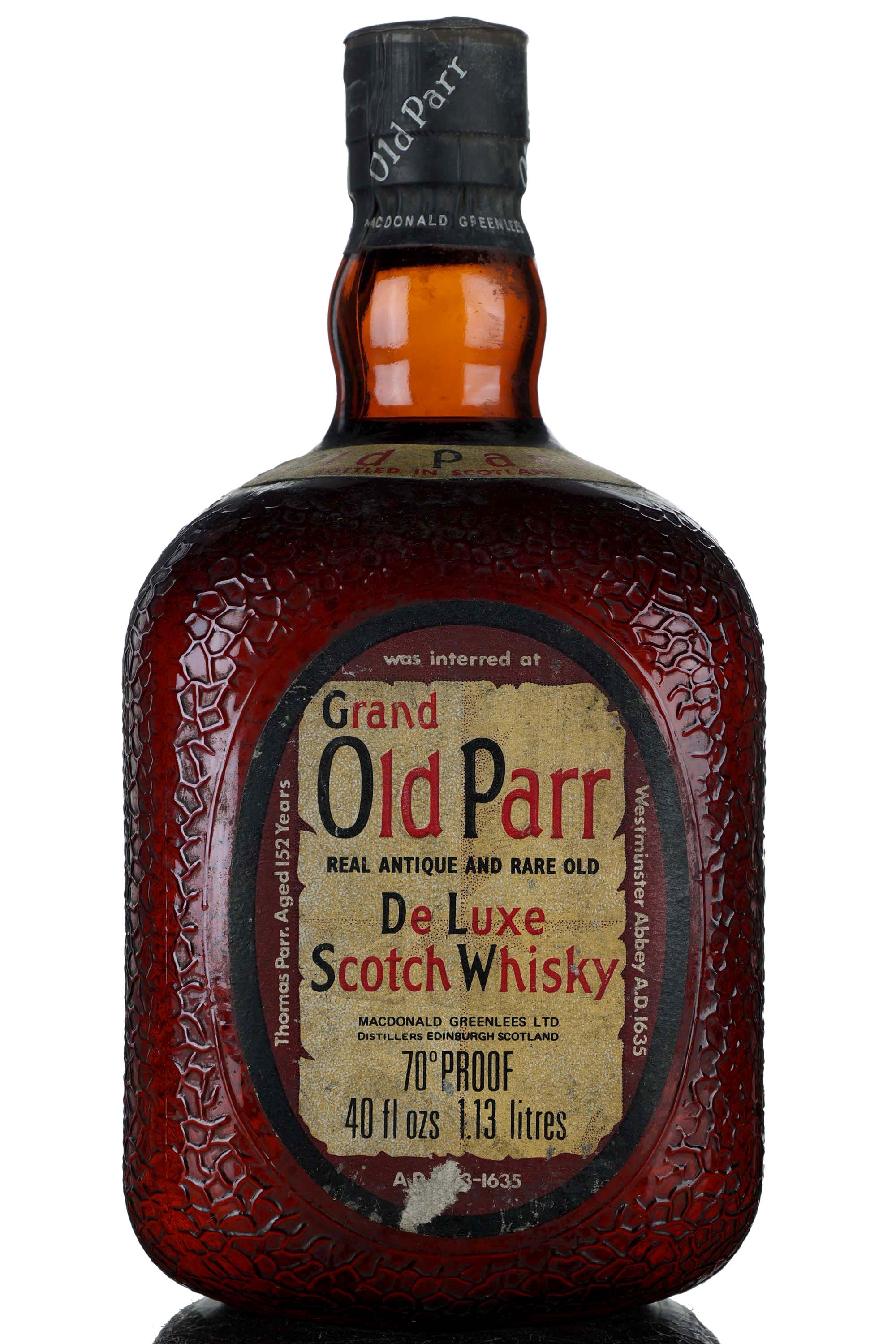 Grand Old Parr De Luxe - 1970s - 1.13 Litres