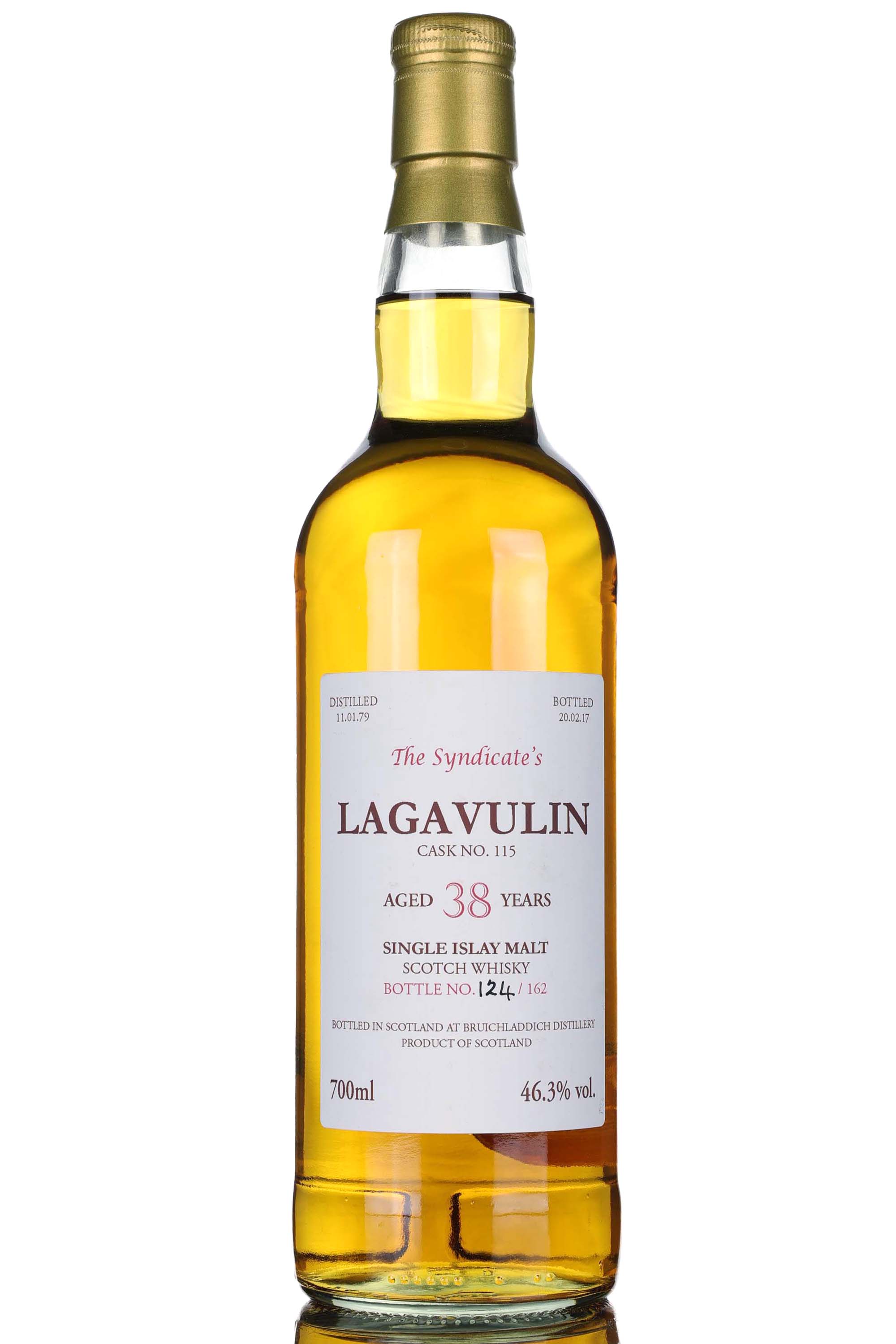 Lagavulin 1979-2017 - 38 Year Old - The Syndicates - Single Cask 115